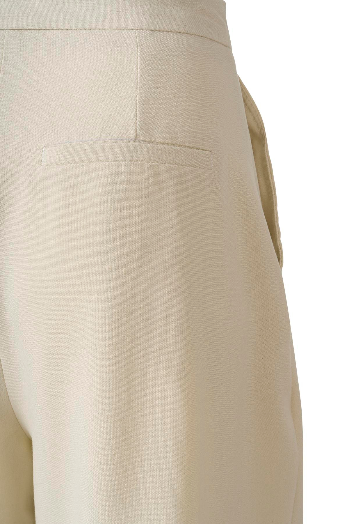 Yandan Bağlamalı Palazzo Pantolon Bej