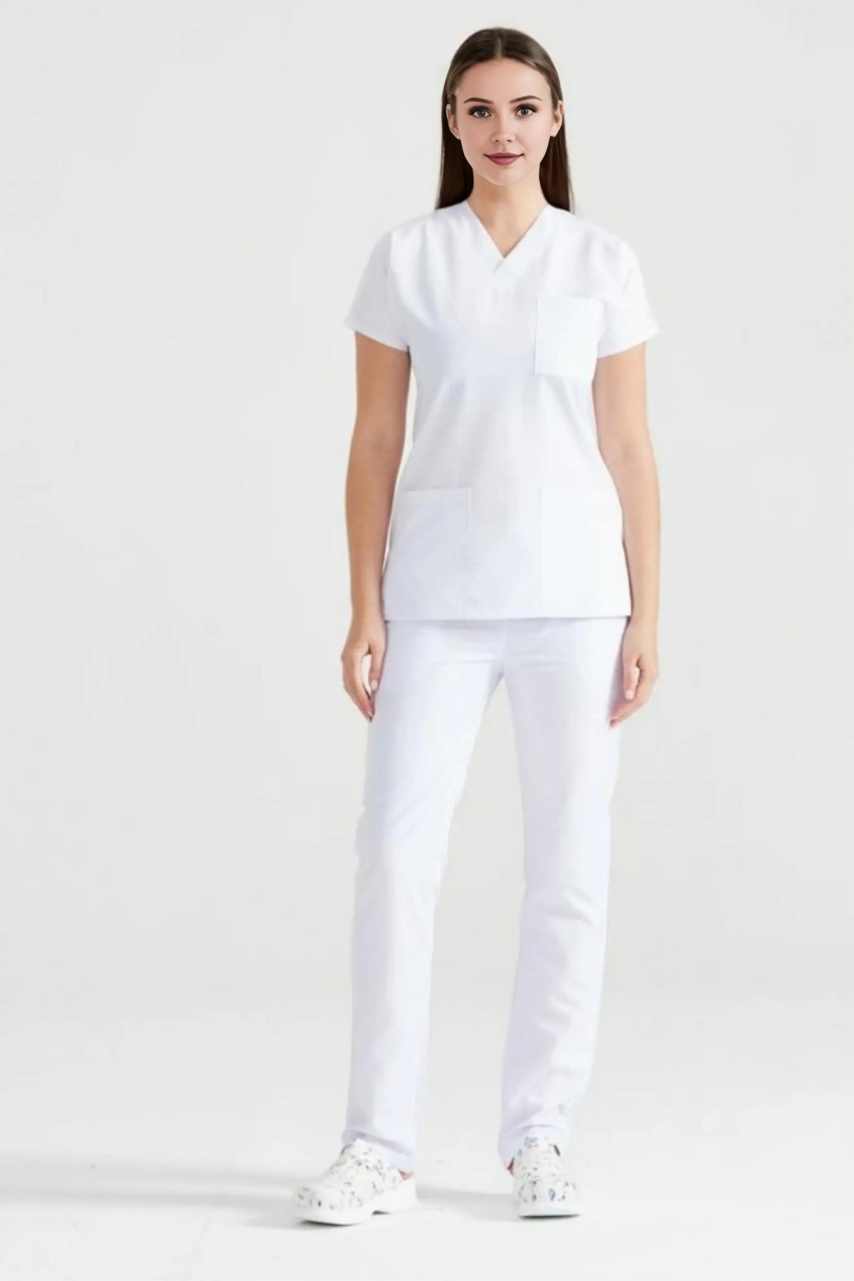 Mert Giyim İş ElbiseleriBeyaz Likralı Medikal Doktor Hemşire Unisex Scrubs Yaka Forma TakımLikralı Scrubs Yaka TakımBeyaz Likralı Medikal Doktor Hemşire Unisex Scrubs Yaka Forma Takım | Mert Giyim İş Elbiseleri