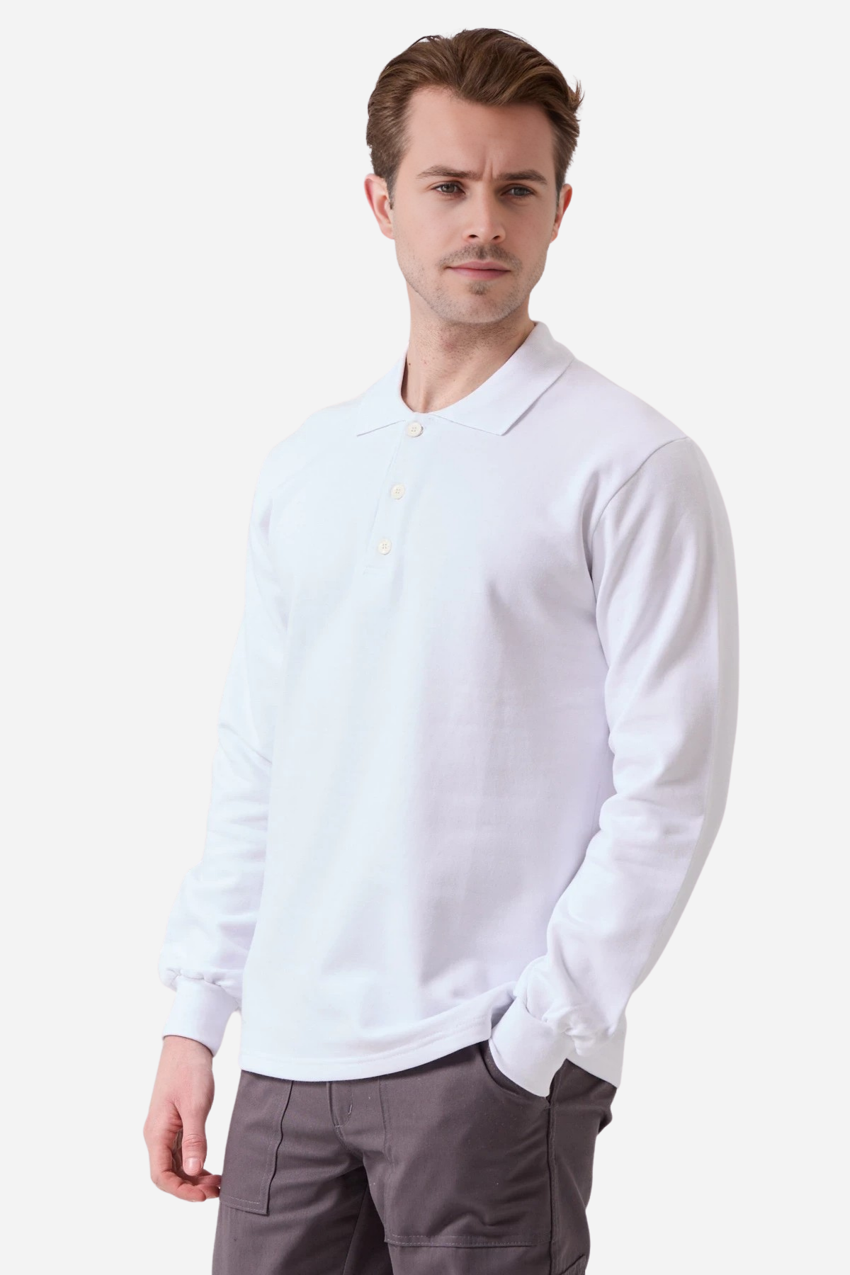 Mert Giyim İş ElbiseleriBeyaz Pamuklu Ve Uzun Kollu Kışlık Unisex Polo Yaka SweatshirtPolo Yaka SweatshirtBeyaz Pamuklu Ve Uzun Kollu Kışlık Unisex Polo Yaka Sweatshirt | Mert Giyim İş Elbiseleri