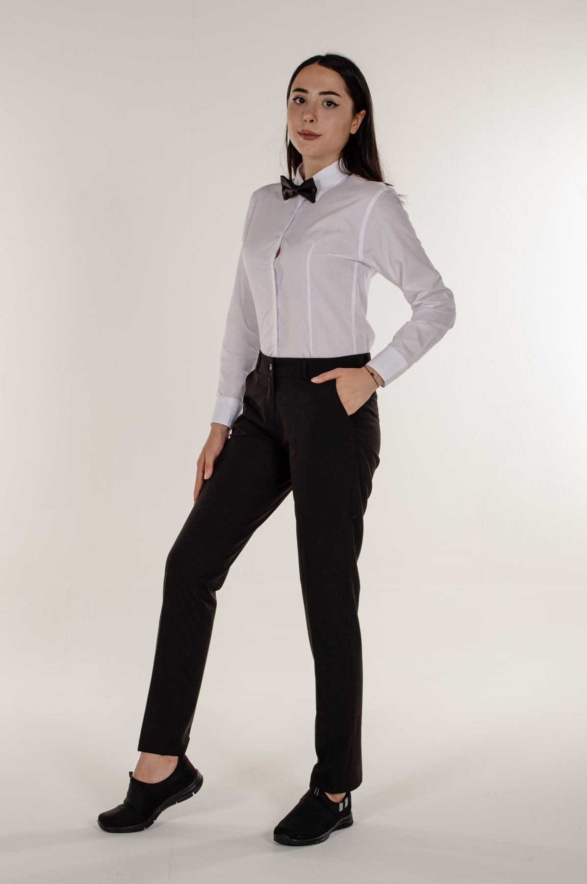 Mert Giyim İş ElbiseleriBeyaz Slim Fit Uzun Kollu Kadın GömlekGarson GömlekBeyaz Slim Fit Uzun Kollu Kadın Gömlek | Mert Giyim İş Elbiseleri