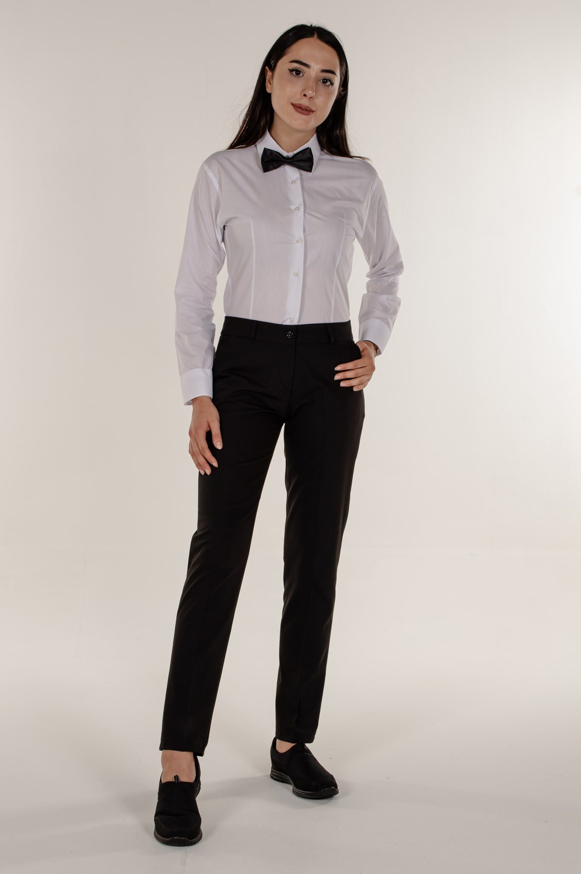 Mert Giyim İş ElbiseleriBeyaz Slim Fit Uzun Kollu Kadın GömlekGarson GömlekBeyaz Slim Fit Uzun Kollu Kadın Gömlek | Mert Giyim İş Elbiseleri