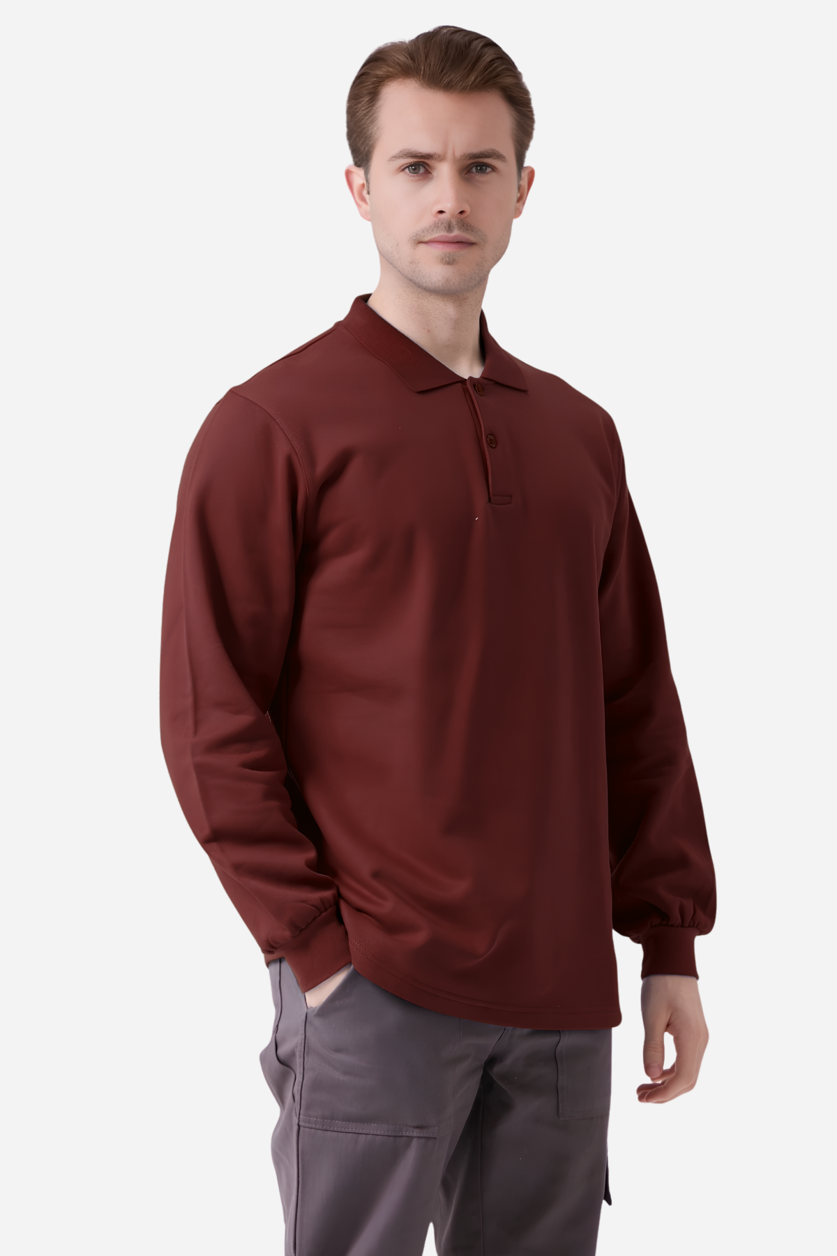 Mert Giyim İş ElbiseleriBordo Pamuklu Ve Uzun Kollu Kışlık Unisex Polo Yaka SweatshirtPolo Yaka SweatshirtBordo Pamuklu Ve Uzun Kollu Kışlık Unisex Polo Yaka Sweatshirt | Mert Giyim İş Elbiseleri