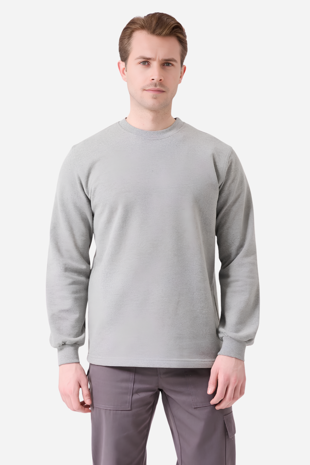 Mert Giyim İş ElbiseleriGri Pamuklu Ve Uzun Kollu Kışlık Unisex O/Bisiklet Yaka SweatshirtO Yaka SweatshirtGri Pamuklu Ve Uzun Kollu Kışlık Unisex O/Bisiklet Yaka Sweatshirt | Mert Giyim İş Elbiseleri
