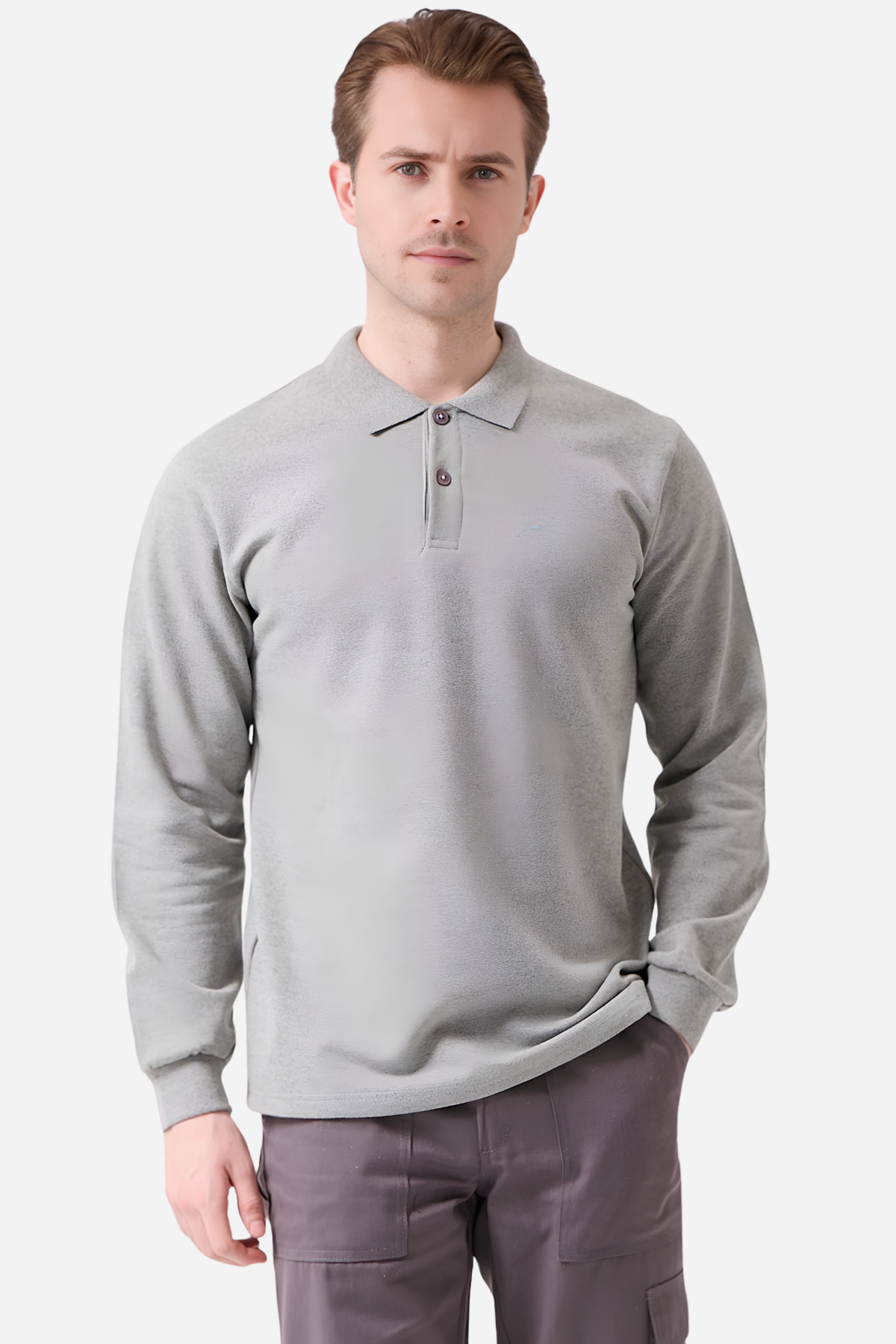 Mert Giyim İş ElbiseleriGri Pamuklu Ve Uzun Kollu Kışlık Unisex Polo Yaka SweatshirtPolo Yaka SweatshirtGri Pamuklu Ve Uzun Kollu Kışlık Unisex Polo Yaka Sweatshirt | Mert Giyim İş Elbiseleri