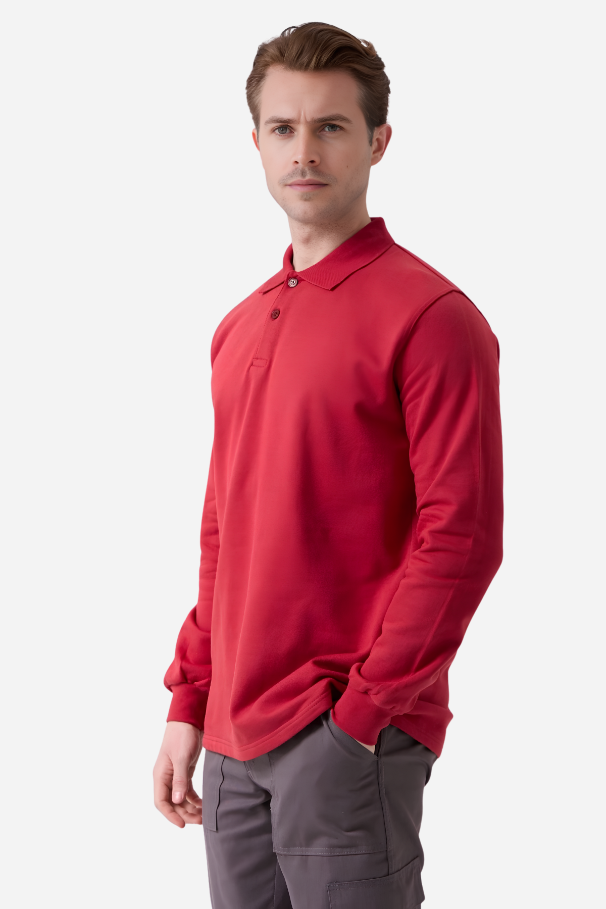 Mert Giyim İş ElbiseleriKırmızı Pamuklu Ve Uzun Kollu Kışlık Unisex Polo Yaka TişörtPolo Yaka SweatshirtKırmızı Pamuklu Ve Uzun Kollu Kışlık Unisex Polo Yaka Tişört | Mert Giyim İş Elbiseleri