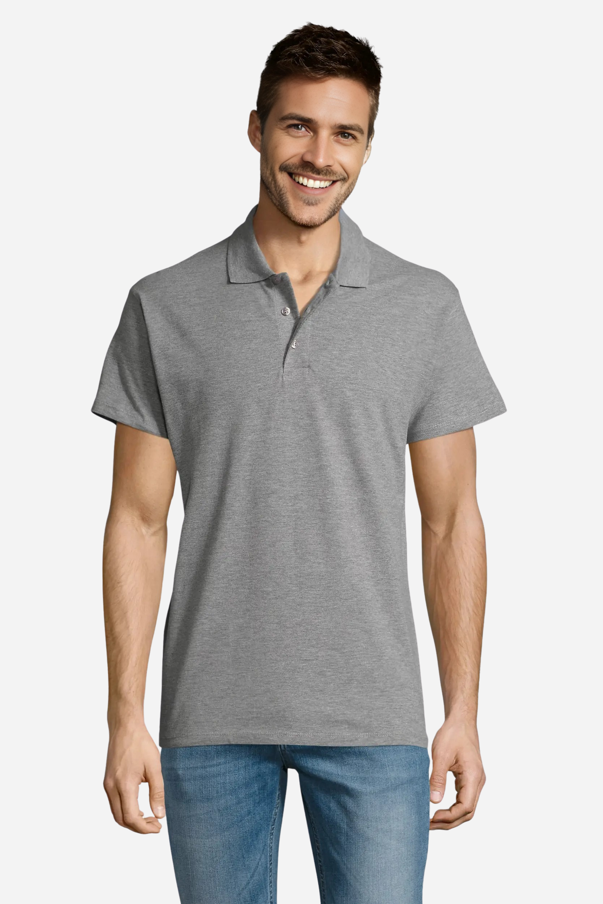 Mert Giyim İş ElbiseleriKoyu Kırçıllı Gri Pamuklu Ve Kısa Kollu Kadın/Erkek Unisex Polo Yaka TişörtPolo Yaka TişörtKoyu Kırçıllı Gri Pamuklu Ve Kısa Kollu Kadın/Erkek Unisex Polo Yaka Tişört | Mert Giyim İş Elbiseleri