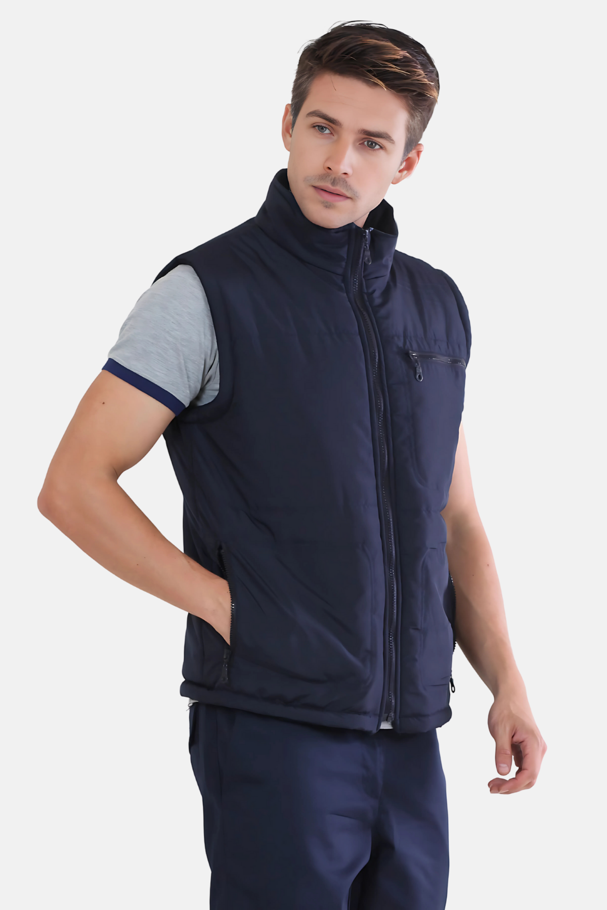 Mert Giyim İş ElbiseleriLacivert İçi Polarlı Ve Çok Cepli Kışlık Şişme İş YeleğiCepli İş YeleğiLacivert İçi Polarlı Ve Çok Cepli Kışlık Şişme İş Yeleği | Mert Giyim İş Elbiseleri