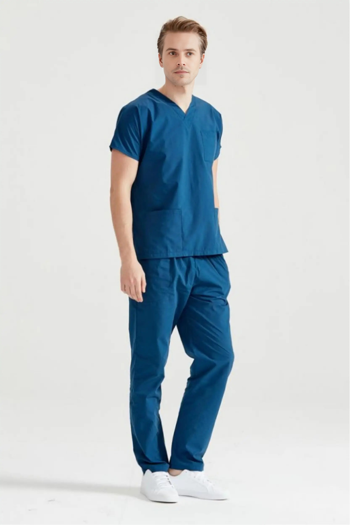 Mert Giyim İş ElbiseleriPetrol Mavisi Likralı Medikal Doktor Hemşire Unisex Scrubs Yaka Forma TakımLikralı Scrubs Yaka TakımPetrol Mavisi Likralı Medikal Doktor Hemşire Unisex Scrubs Yaka Forma Takım | Mert Giyim İş Elbiseleri