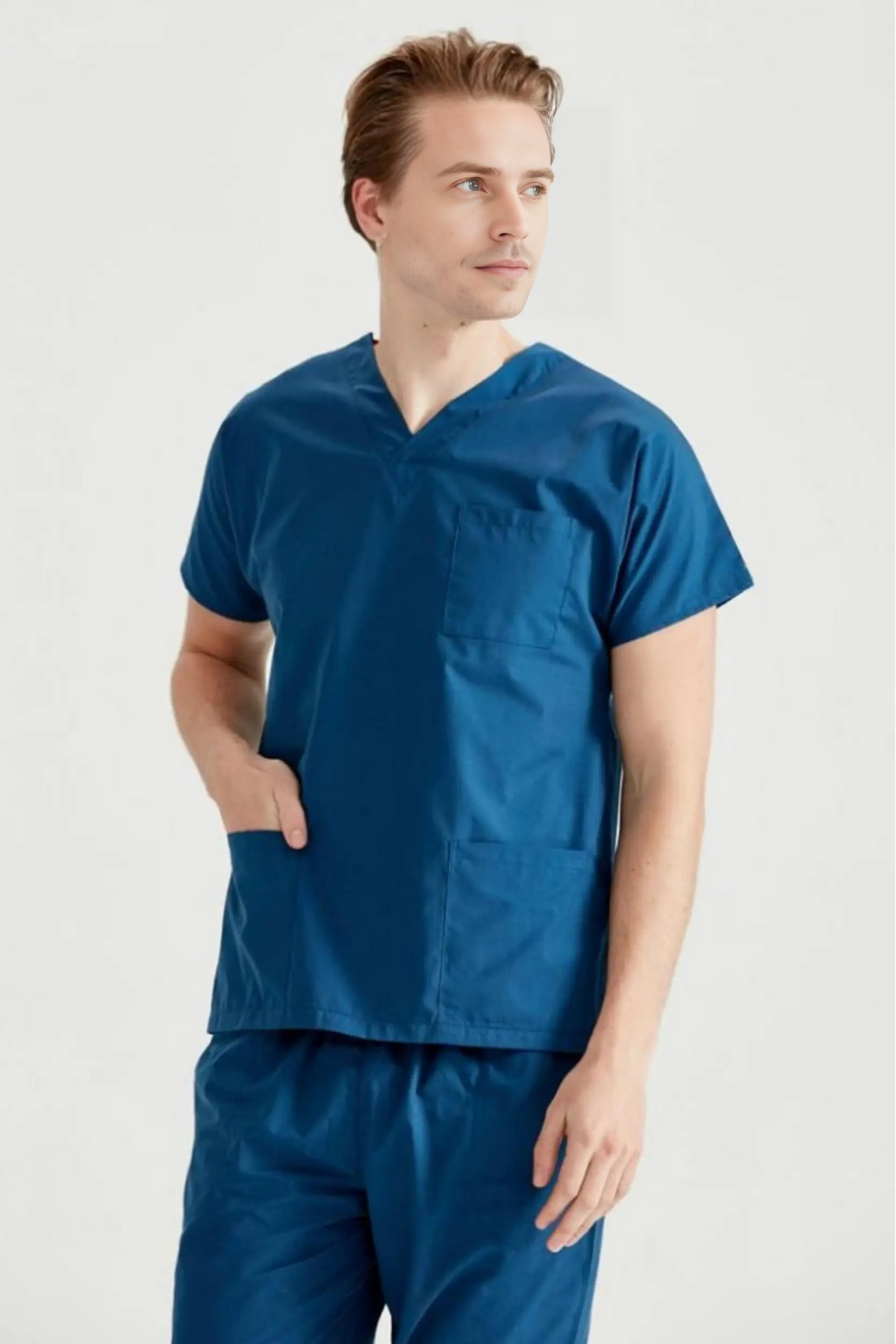 Mert Giyim İş ElbiseleriPetrol Mavisi Likralı Medikal Doktor Hemşire Unisex Scrubs Yaka Forma TakımLikralı Scrubs Yaka TakımPetrol Mavisi Likralı Medikal Doktor Hemşire Unisex Scrubs Yaka Forma Takım | Mert Giyim İş Elbiseleri