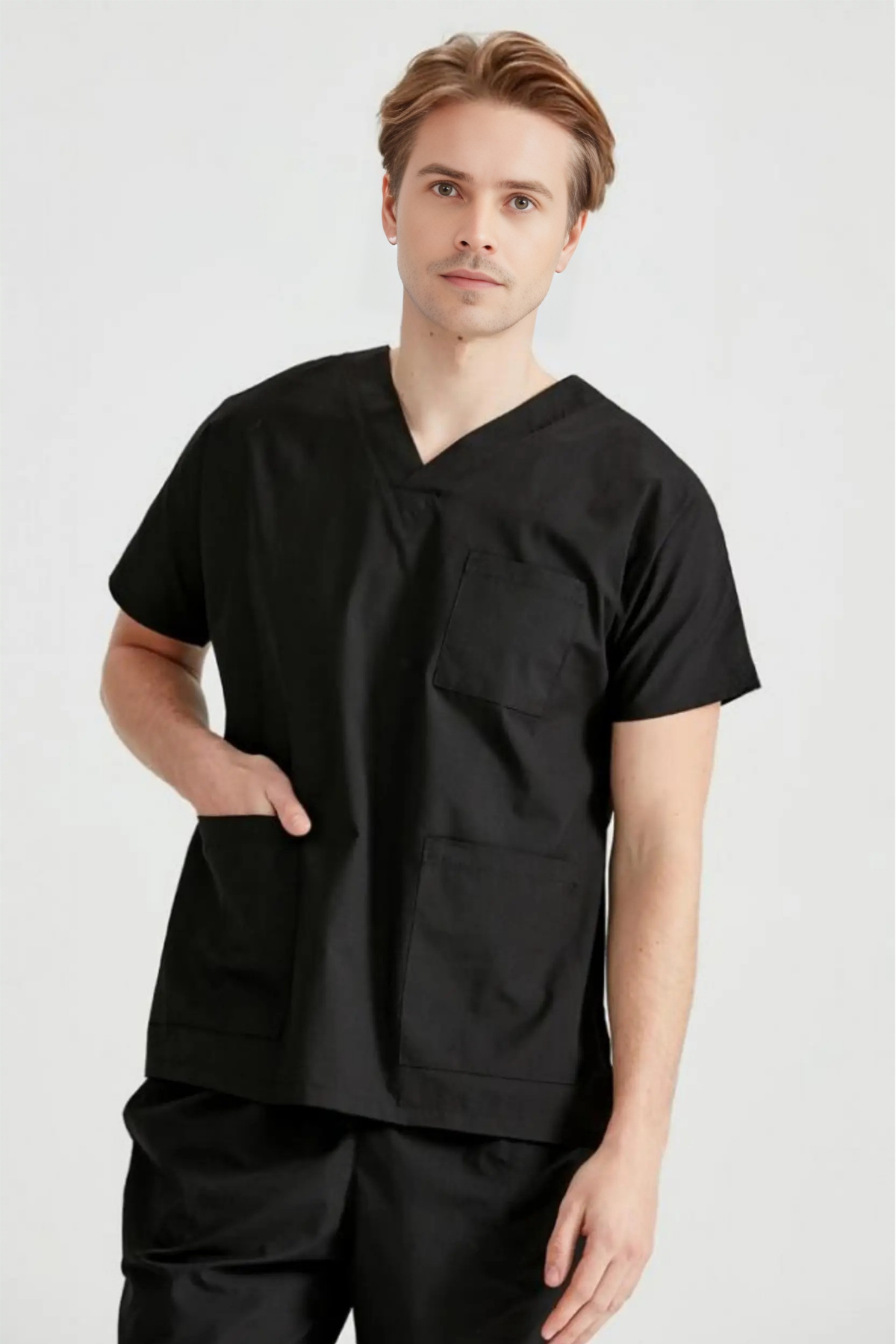 Mert Giyim İş ElbiseleriSiyah Likralı Medikal Doktor Hemşire Unisex Scrubs Yaka Forma TakımLikralı Scrubs Yaka TakımSiyah Likralı Medikal Doktor Hemşire Unisex Scrubs Yaka Forma Takım | Mert Giyim İş Elbiseleri