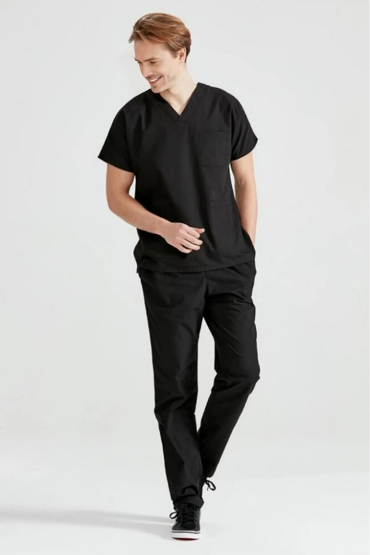 Mert Giyim İş ElbiseleriSiyah Likralı Medikal Doktor Hemşire Unisex Scrubs Yaka Forma TakımLikralı Scrubs Yaka TakımSiyah Likralı Medikal Doktor Hemşire Unisex Scrubs Yaka Forma Takım | Mert Giyim İş Elbiseleri