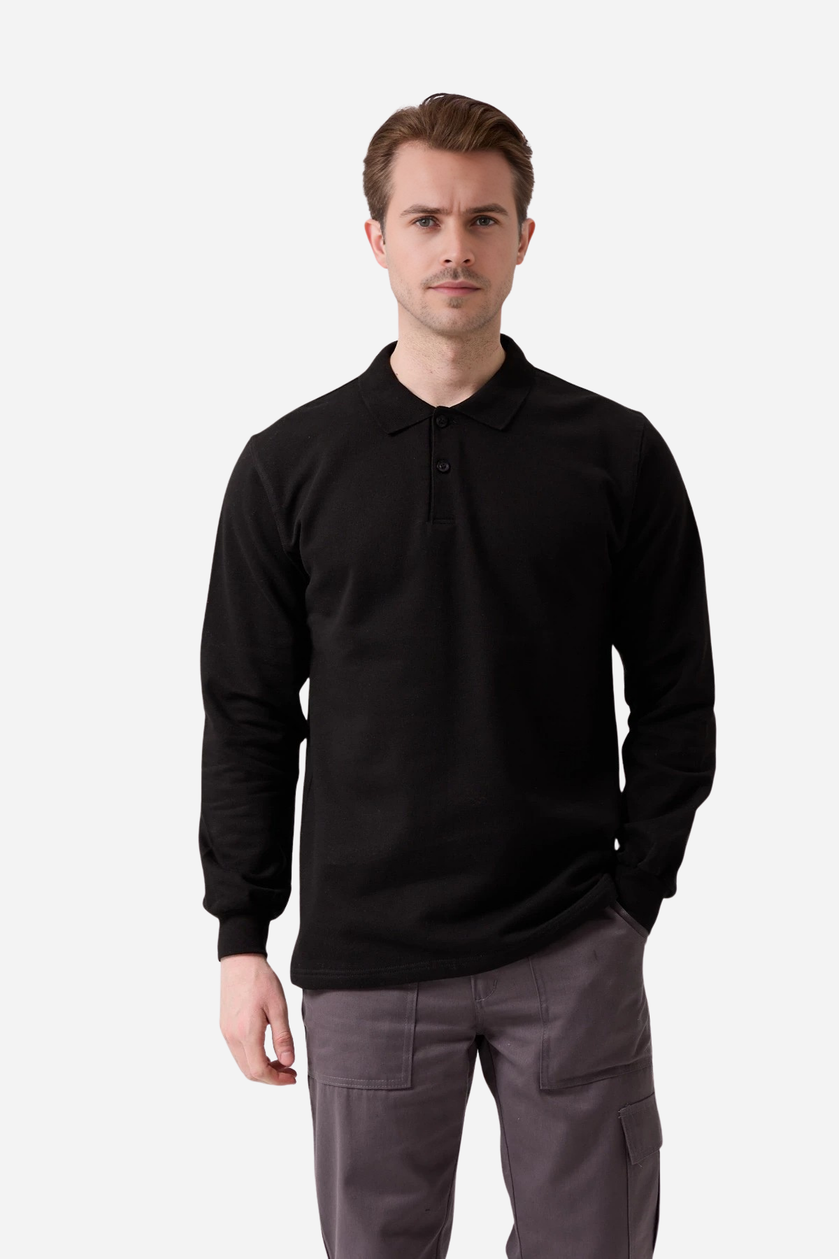 Mert Giyim İş ElbiseleriSiyah Pamuklu Ve Uzun Kollu Kışlık Unisex Polo Yaka SweatshirtPolo Yaka SweatshirtSiyah Pamuklu Ve Uzun Kollu Kışlık Unisex Polo Yaka Sweatshirt | Mert Giyim İş Elbiseleri
