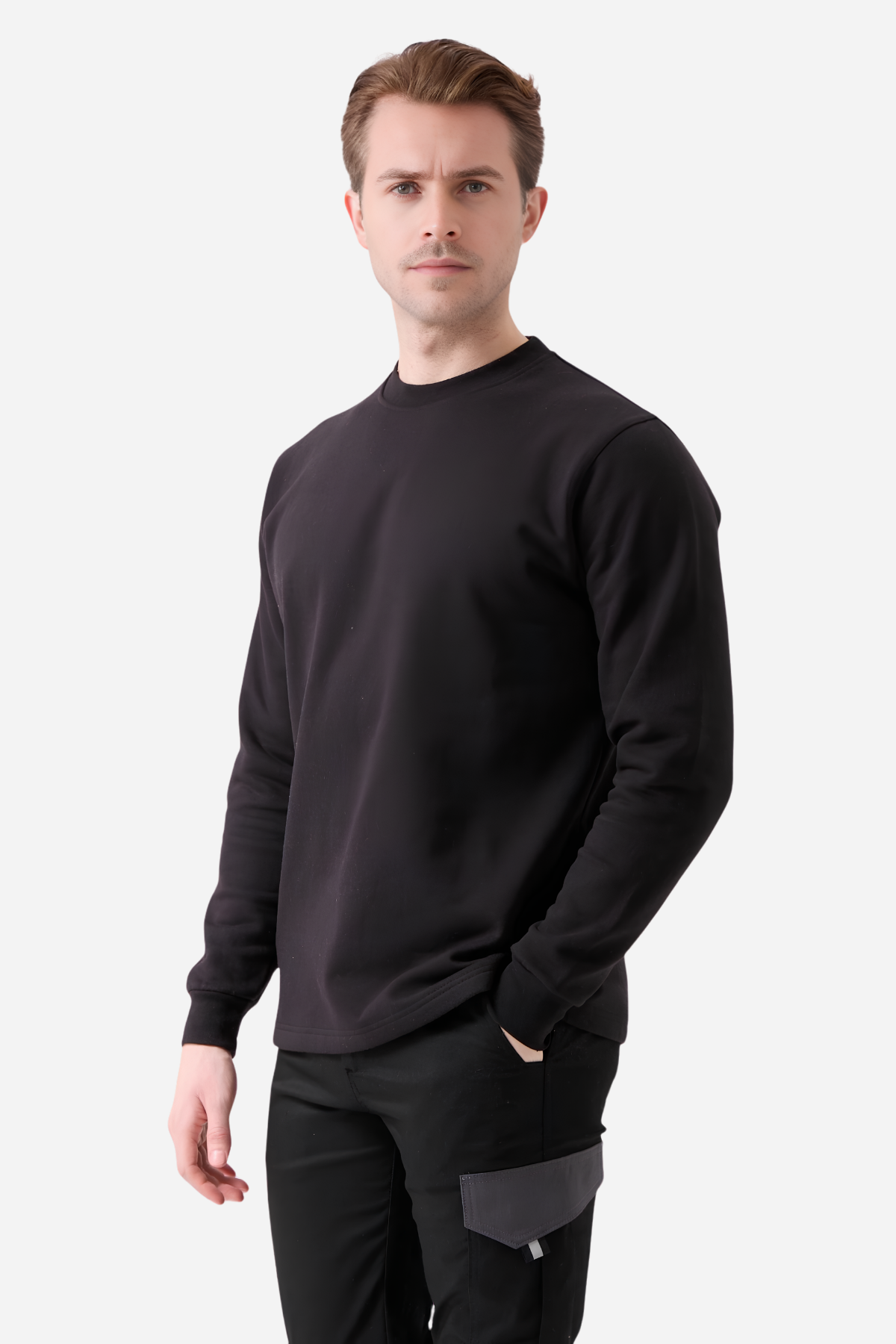 Mert Giyim İş ElbiseleriSiyah Pamuklu Ve Uzun Kollu Kışlık Unisex O/Bisiklet Yaka SweatshirtO Yaka SweatshirtSiyah Pamuklu Ve Uzun Kollu Kışlık Unisex O/Bisiklet Yaka Sweatshirt | Mert Giyim İş Elbiseleri