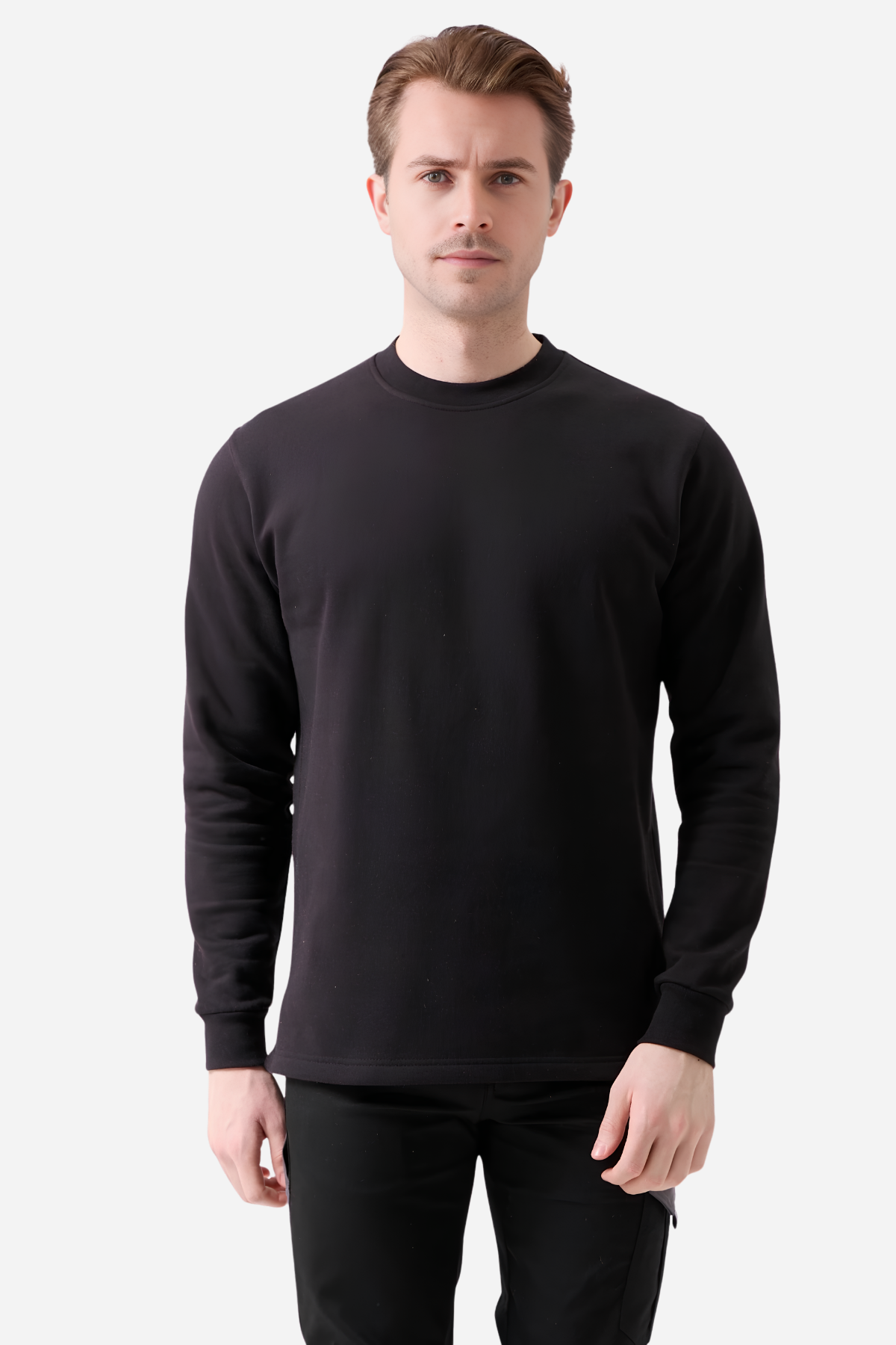Mert Giyim İş ElbiseleriSiyah Pamuklu Ve Uzun Kollu Kışlık Unisex O/Bisiklet Yaka SweatshirtO Yaka SweatshirtSiyah Pamuklu Ve Uzun Kollu Kışlık Unisex O/Bisiklet Yaka Sweatshirt | Mert Giyim İş Elbiseleri
