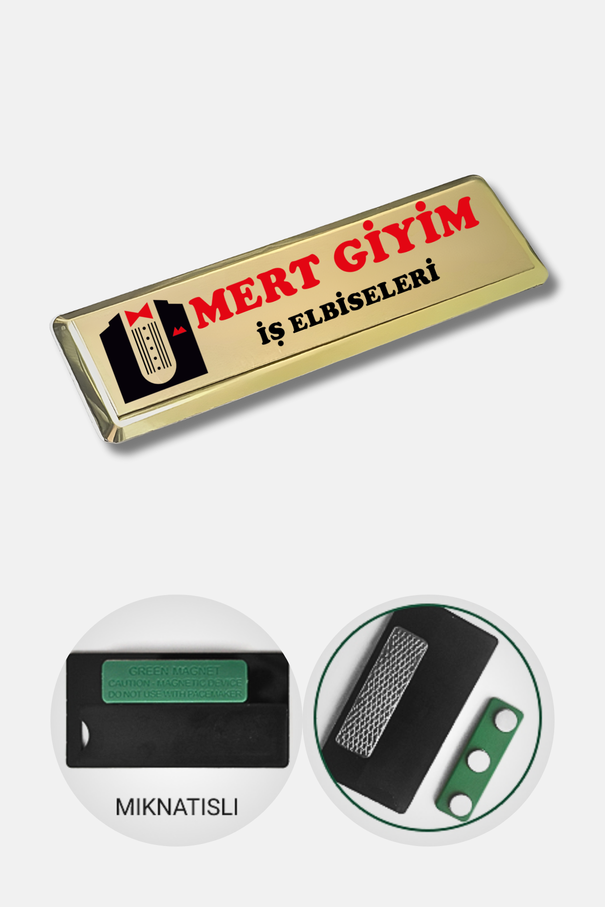 Mert Giyim İş ElbiseleriYaka Kartı Ve İsimliği No:11Garson AksesuarlarıYaka Kartı Ve İsimliği No:11 | Mert Giyim İş Elbiseleri
