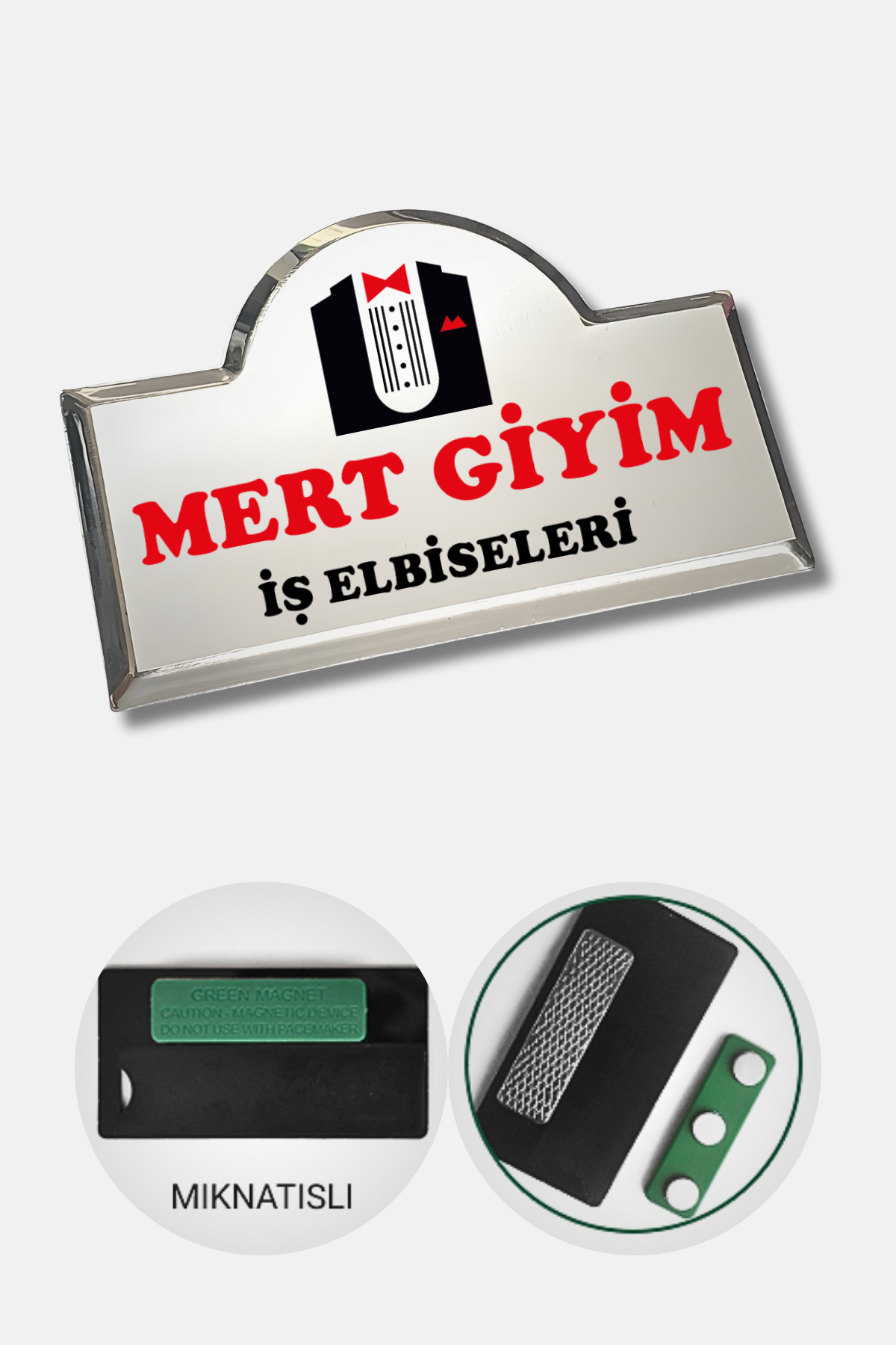 Mert Giyim İş ElbiseleriYaka Kartı Ve İsimliği No:14Garson AksesuarlarıYaka Kartı Ve İsimliği No:14 | Mert Giyim İş Elbiseleri