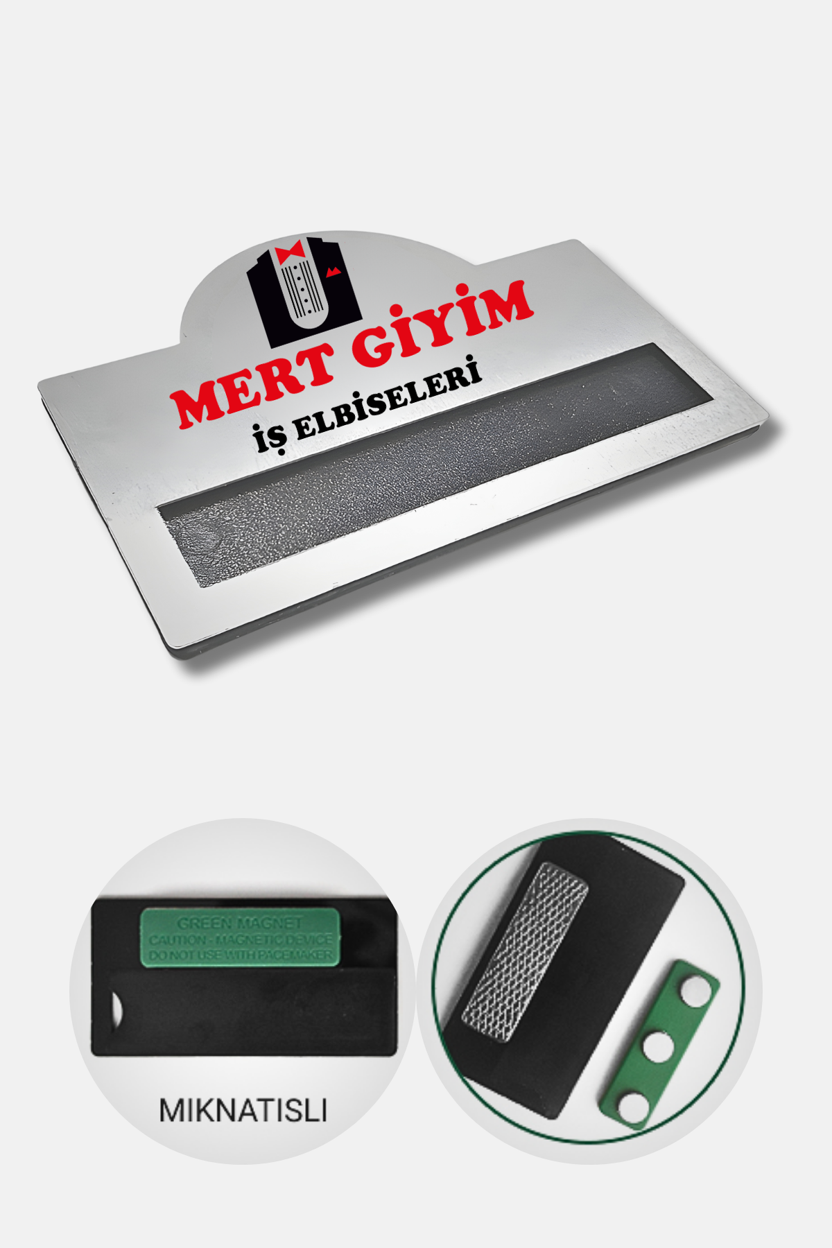 Mert Giyim İş ElbiseleriYaka Kartı Ve İsimliği No:1Garson AksesuarlarıYaka Kartı Ve İsimliği No:1 | Mert Giyim İş Elbiseleri