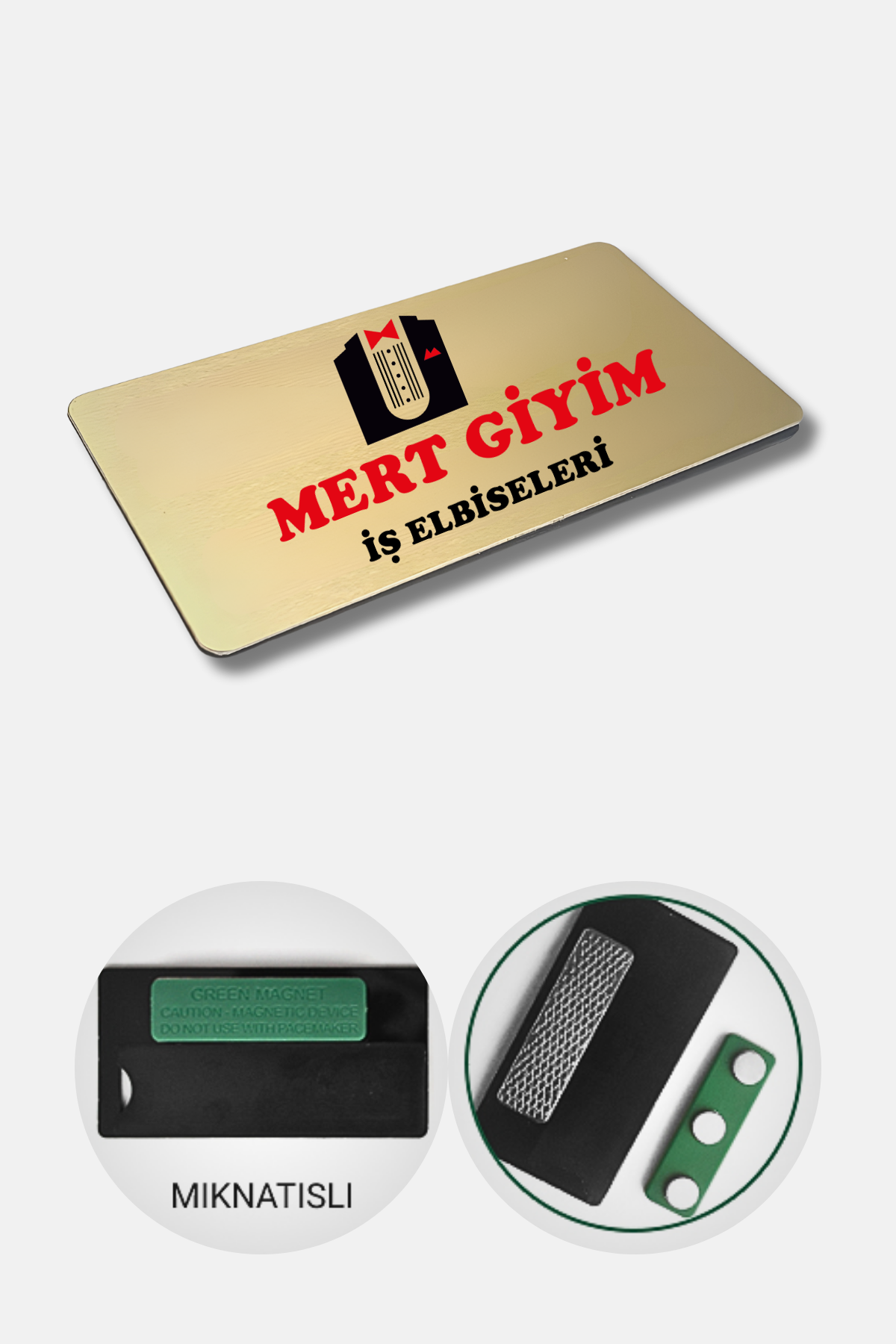 Mert Giyim İş ElbiseleriYaka Kartı Ve İsimliği No:19Garson AksesuarlarıYaka Kartı Ve İsimliği No:19 | Mert Giyim İş Elbiseleri