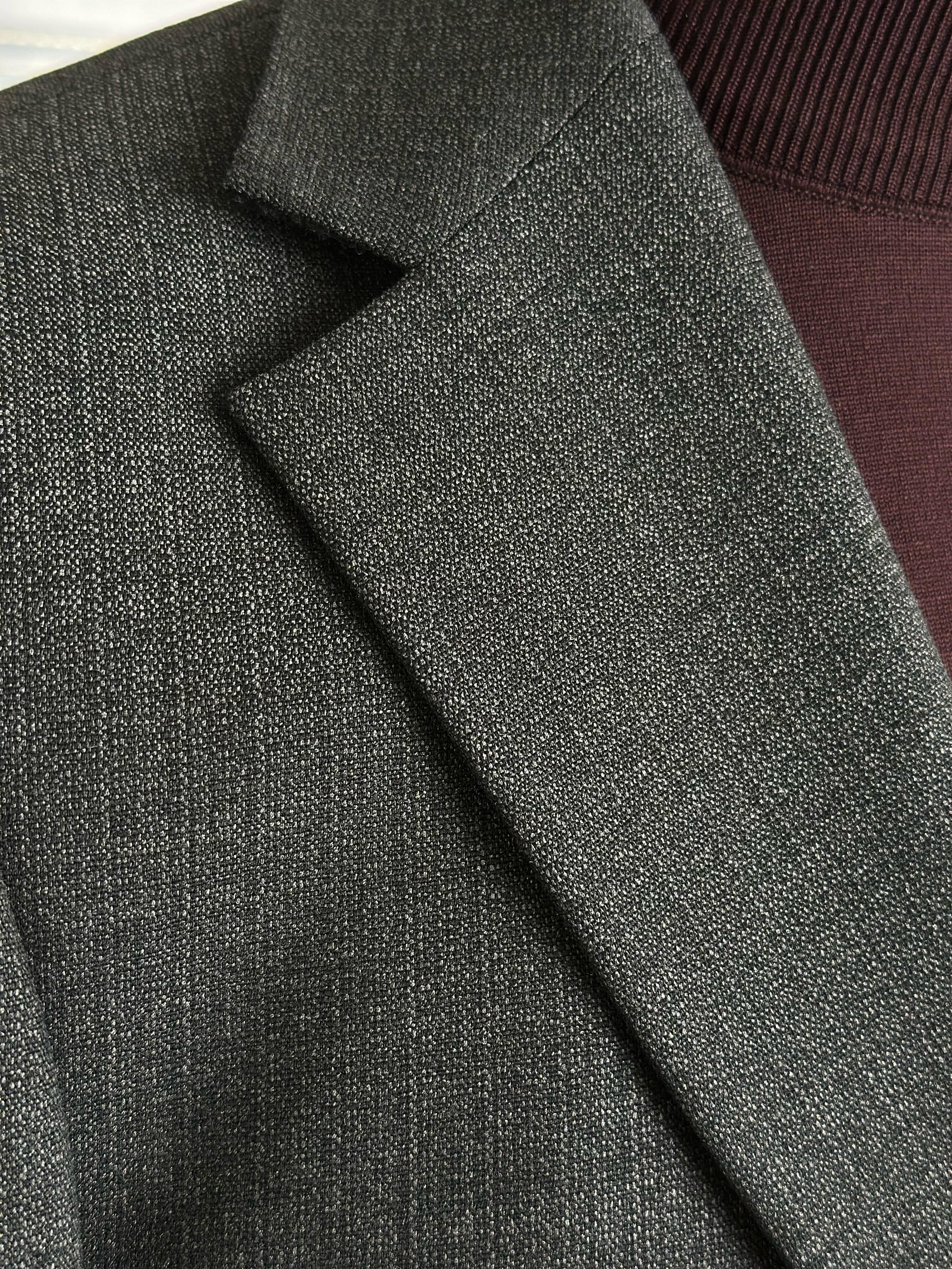 Erkek Slim Fit Antrasit Renk Takım Elbise