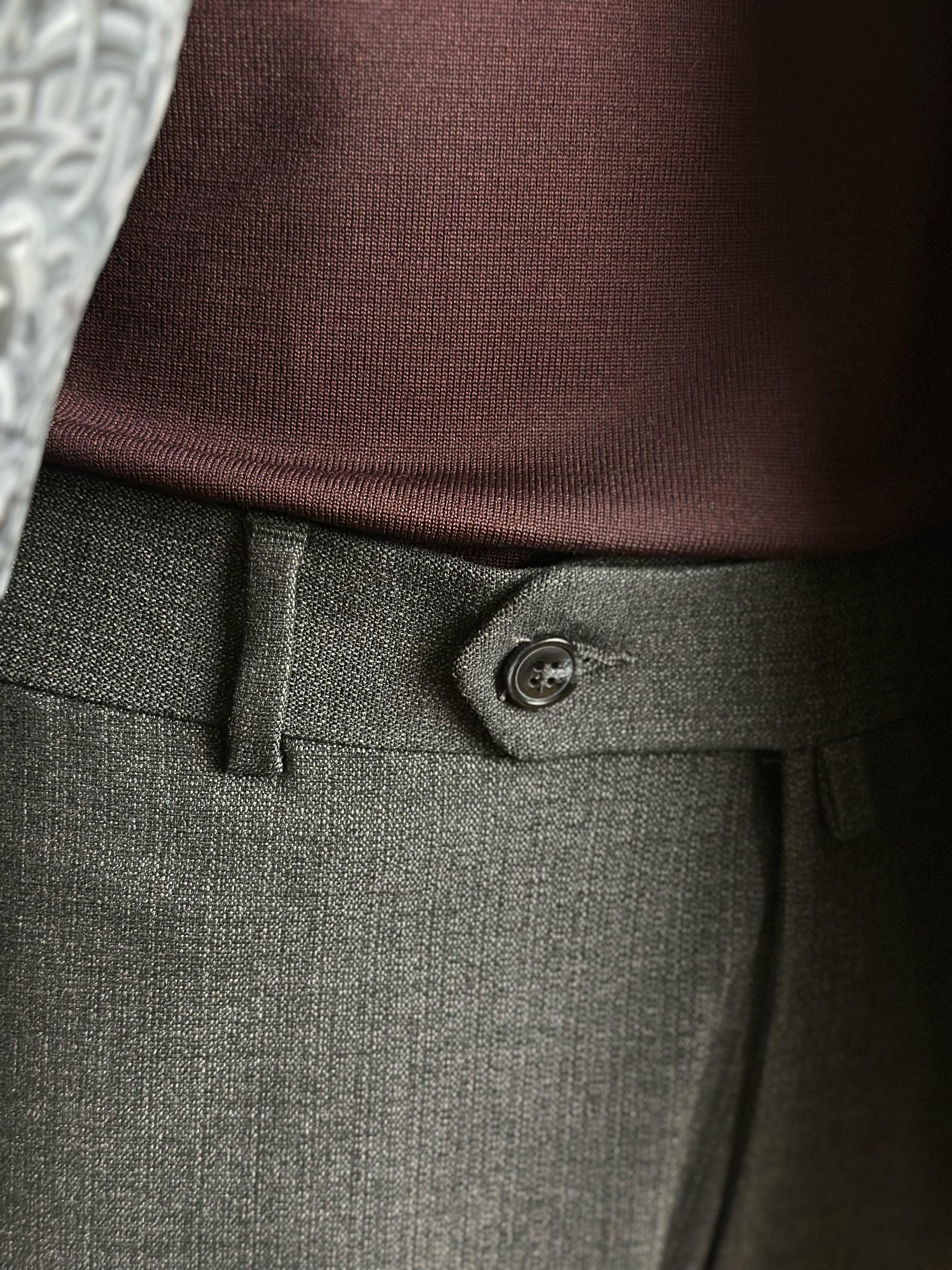 Erkek Slim Fit Antrasit Renk Takım Elbise