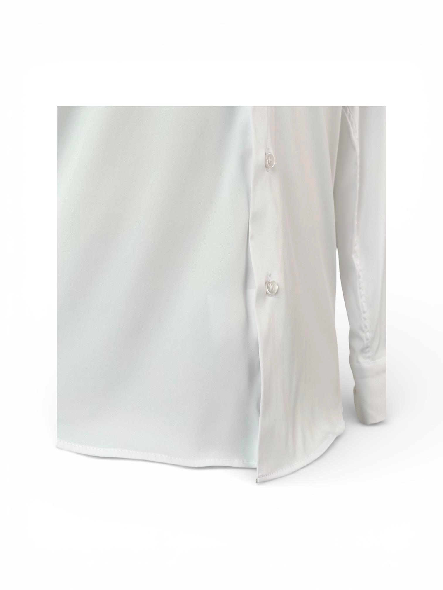 Erkek Slim Fit Beyaz Renk Klasik Gömlek
