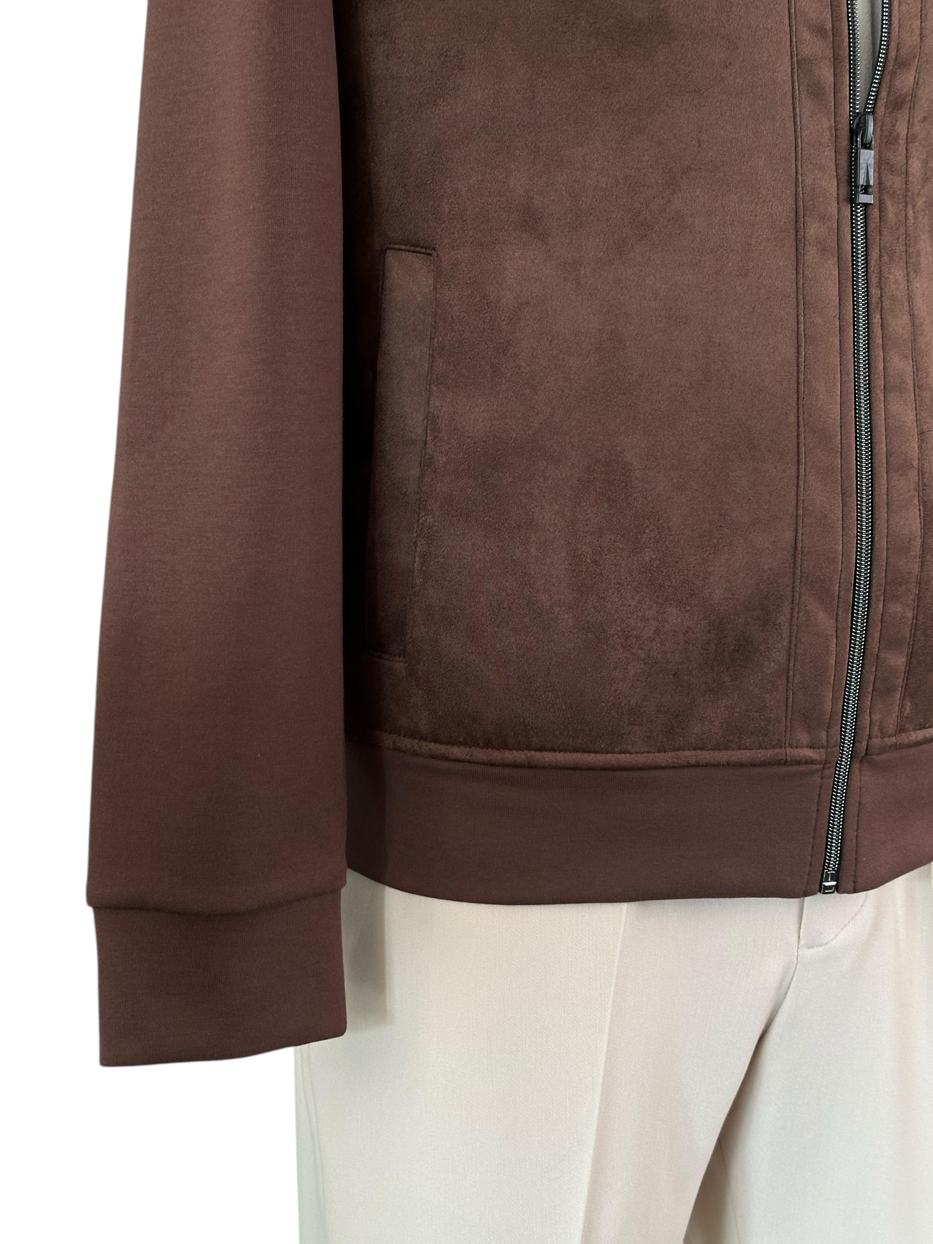 Erkek Slim Fit Kahverengi Nubuk Baharlık Mont