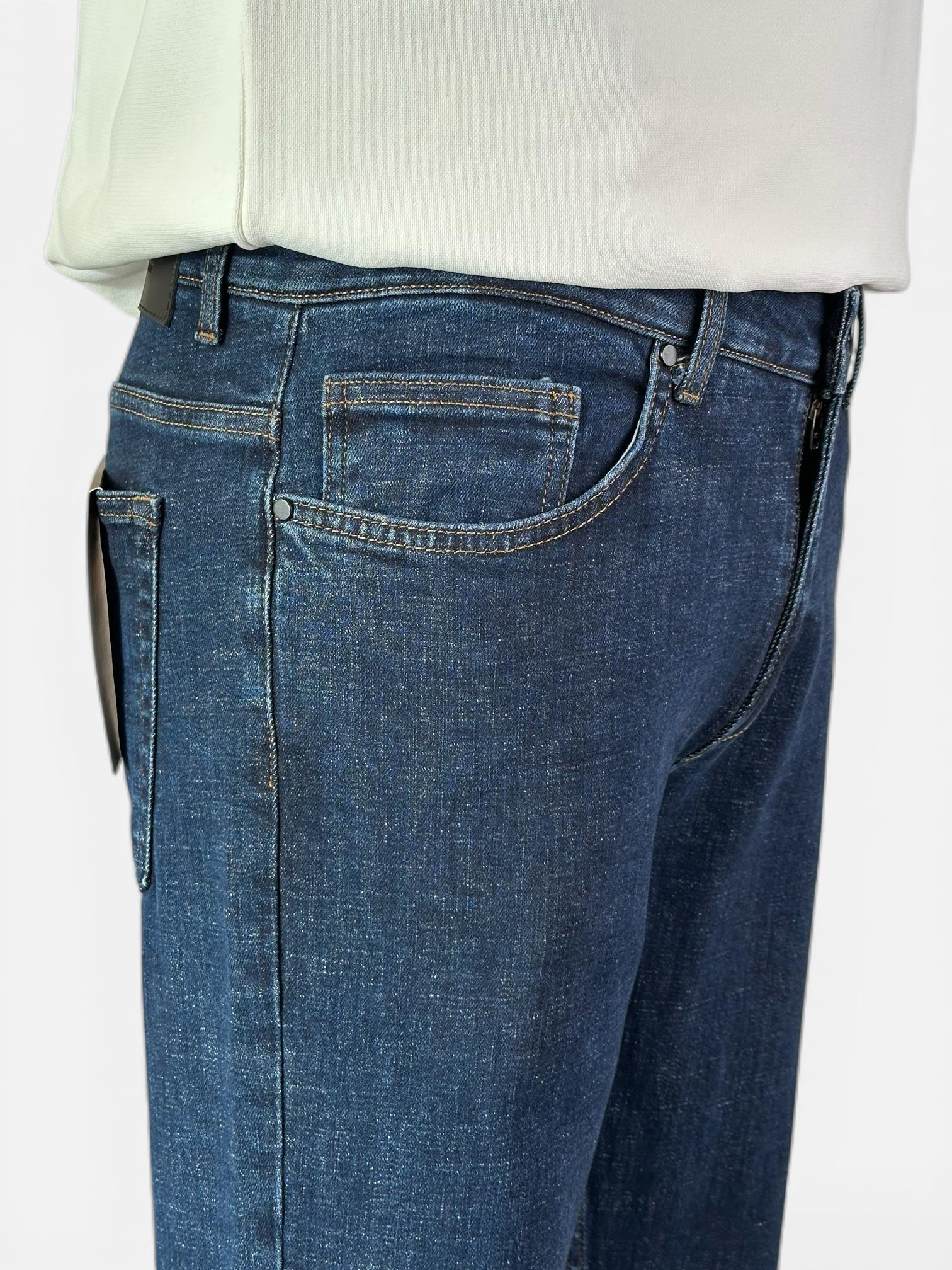 Erkek Slim Fit Lacivert Renk Jean Pantolon