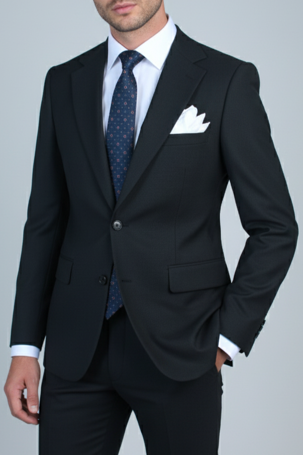 Erkek Slim Fit Lacivert Renk Takım Elbise