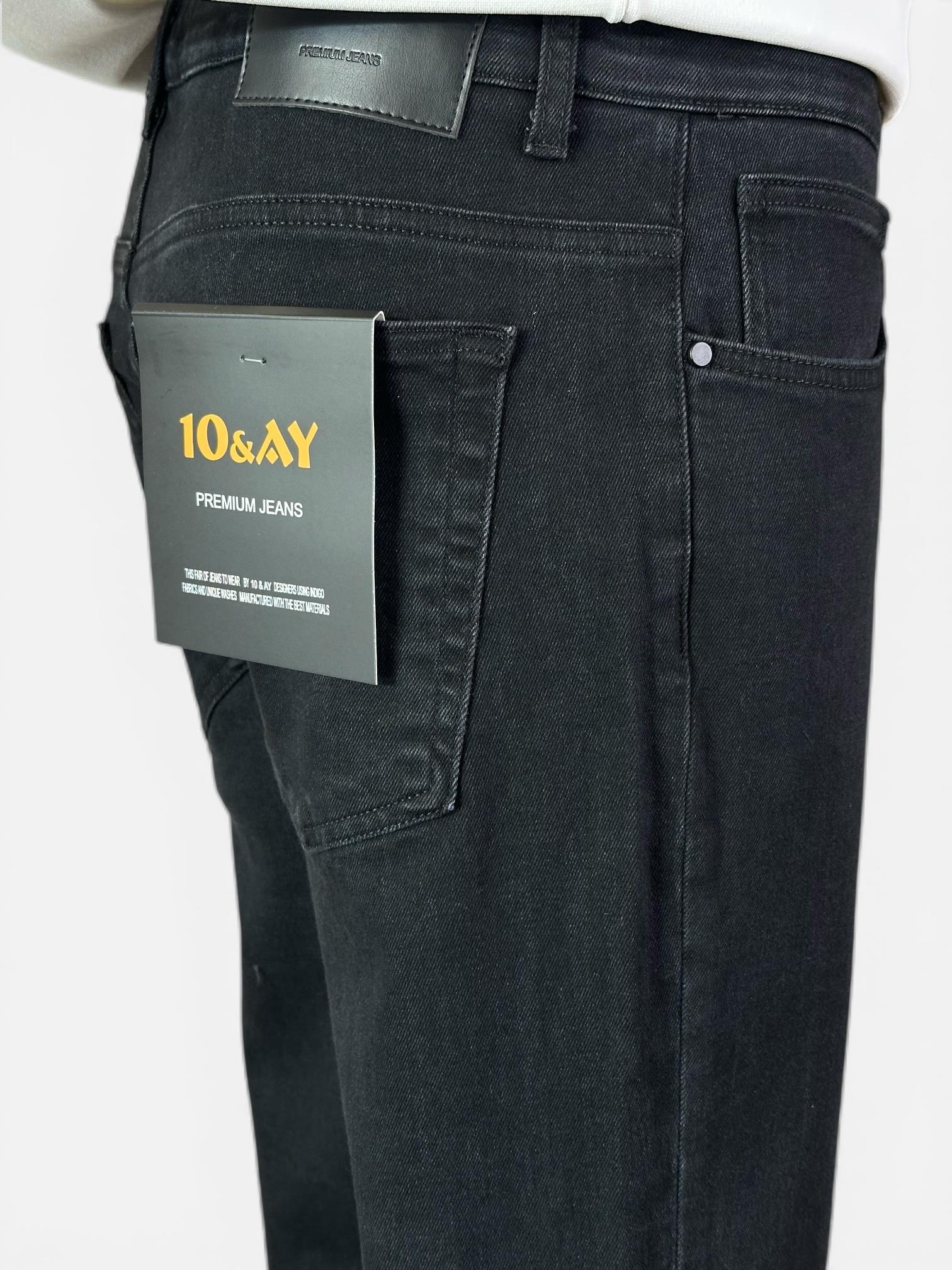 Erkek Slim Fit Siyah Renk Jean Pantolon