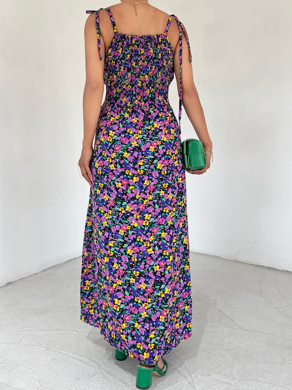 İp Askılı Elbise 2905 MOR