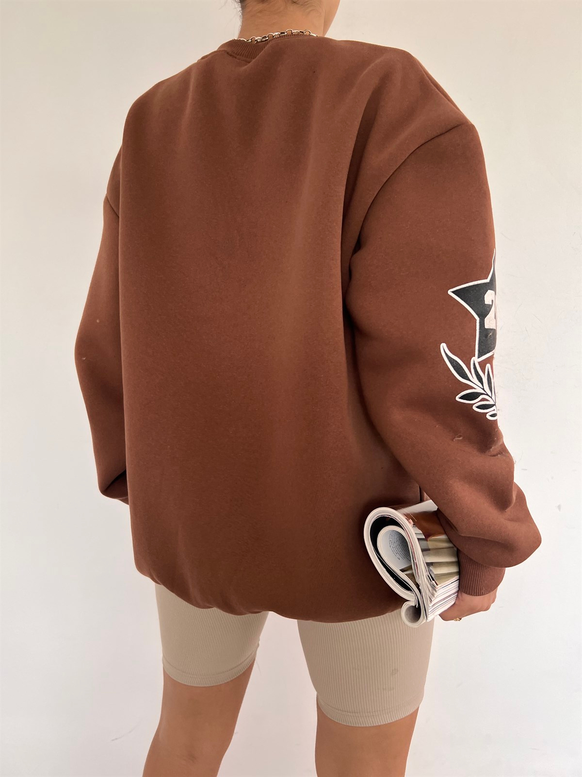 Massachusetts Sweat 8980 KAHVERENGİ