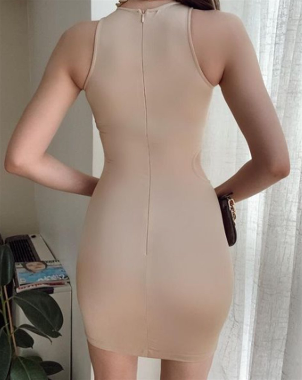 Mira Mini Elbise GOLD