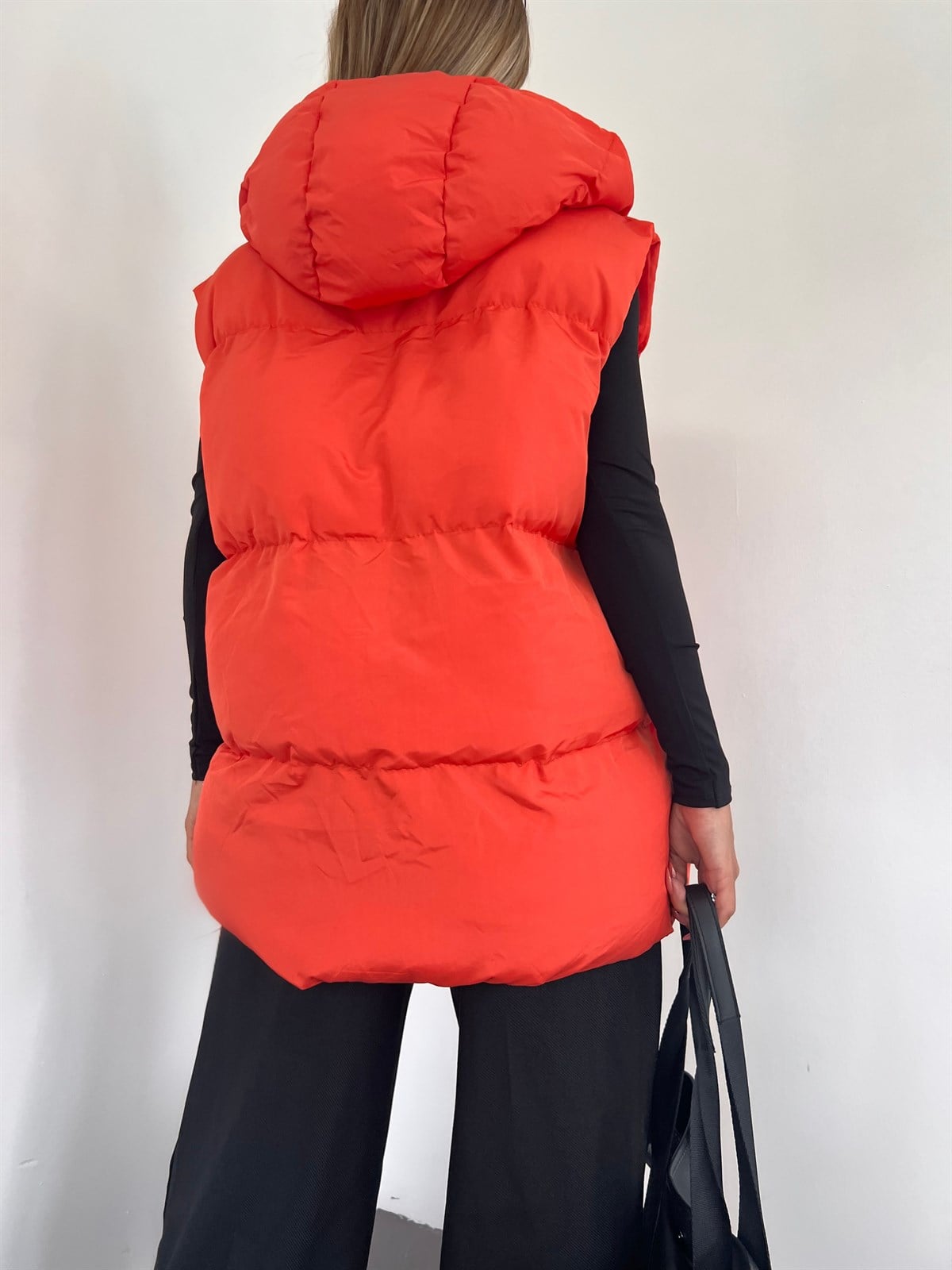 Oversize Şişme Yelek 8302 TURUNCU
