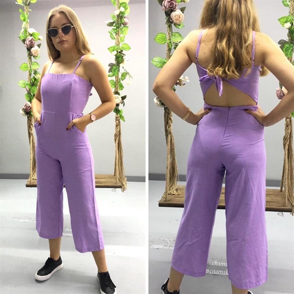 Sırt Detay Tulum LİLA