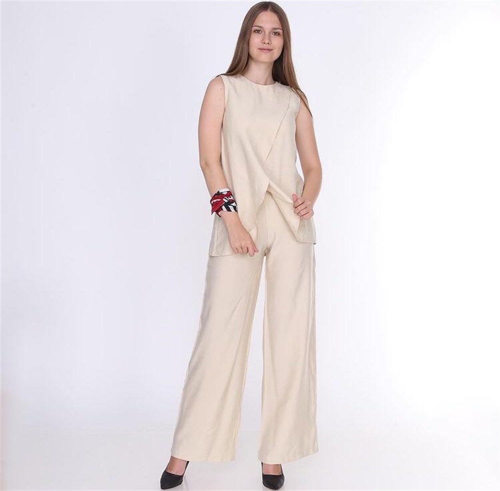 Tasarım Bluz Pantolon Takım TAŞ