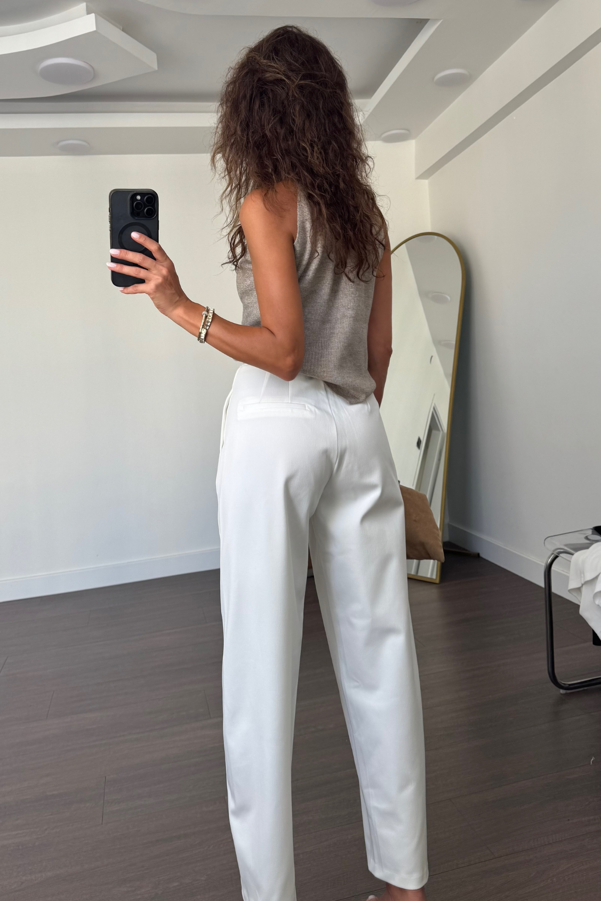Marka Model Pantolon-Beyaz