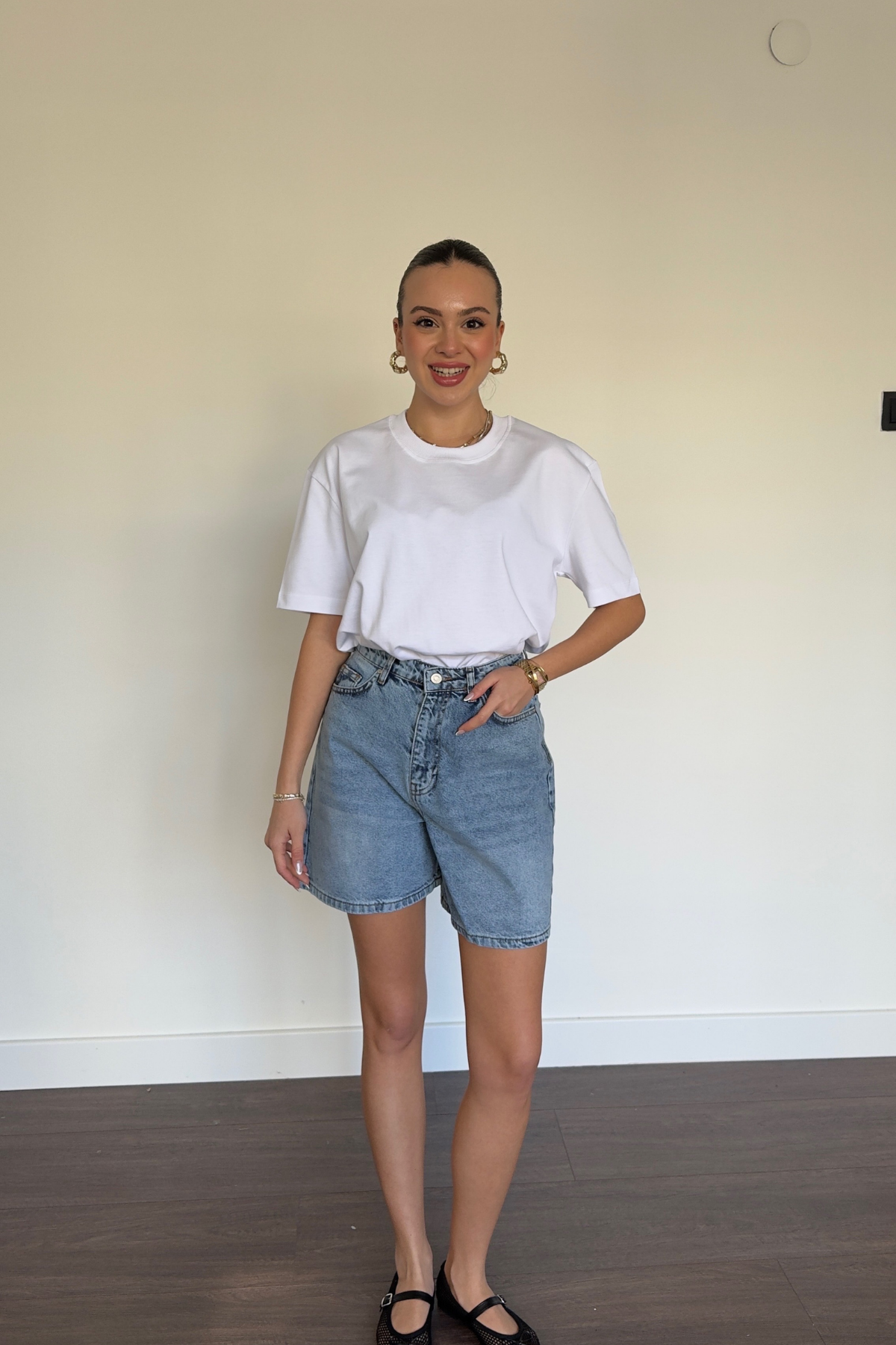 Mavi Fit Denim Şort