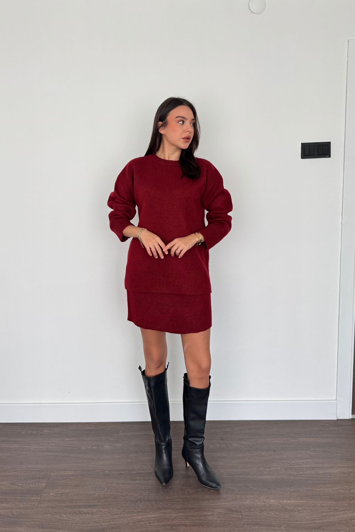 Triko Takım-Bordo
