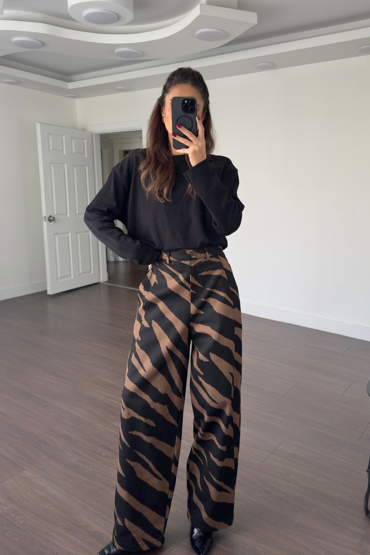 Zebra Gabardin Pantolon