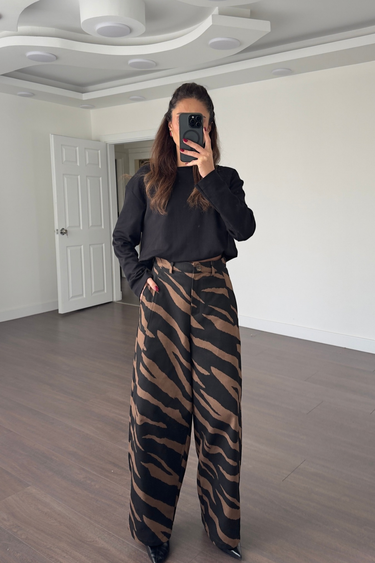 Zebra Gabardin Pantolon