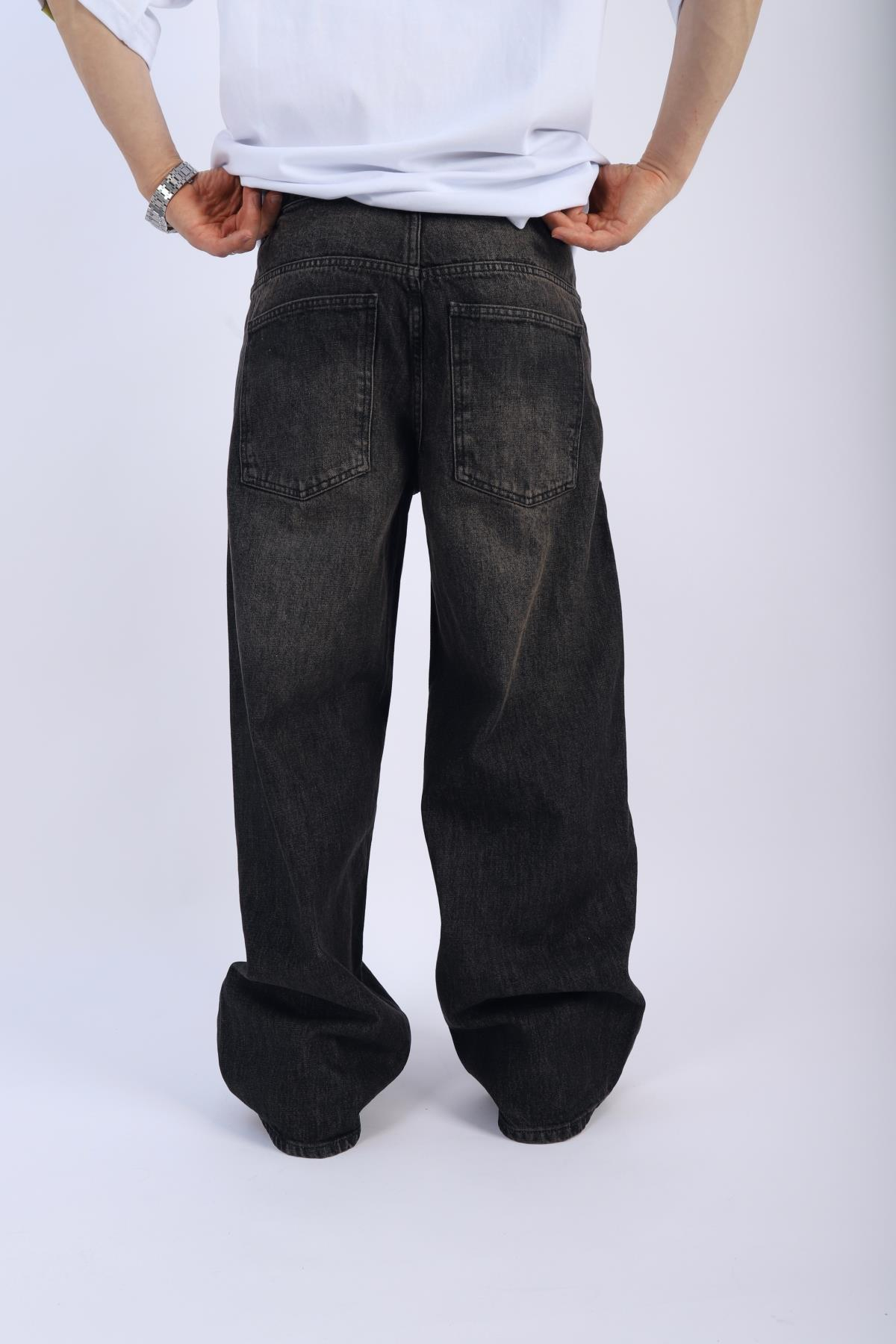 Acid Wash Baggy Jean Pantolon P916