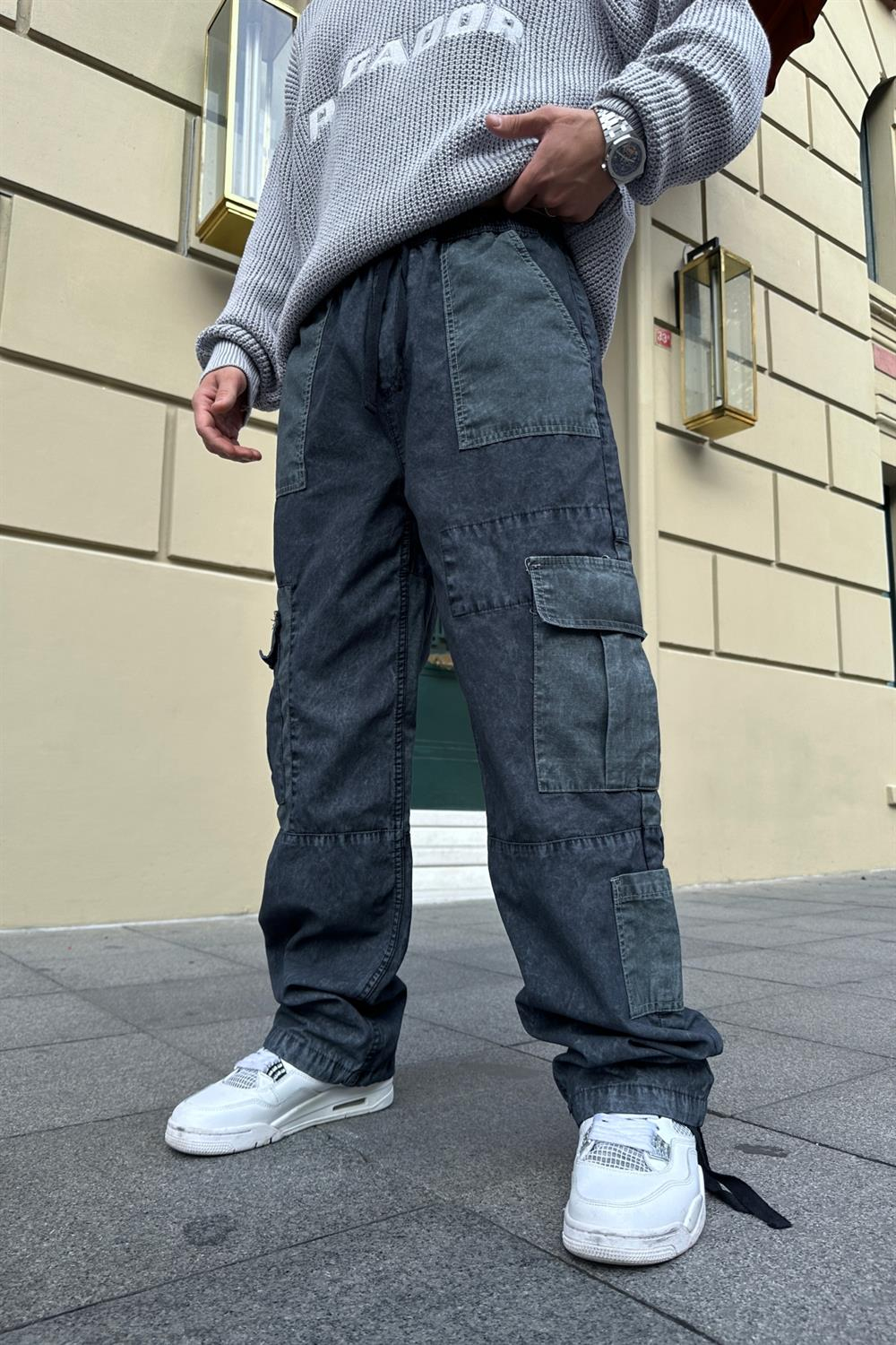 Acid Wash Bdg Combat  Pantolon P775