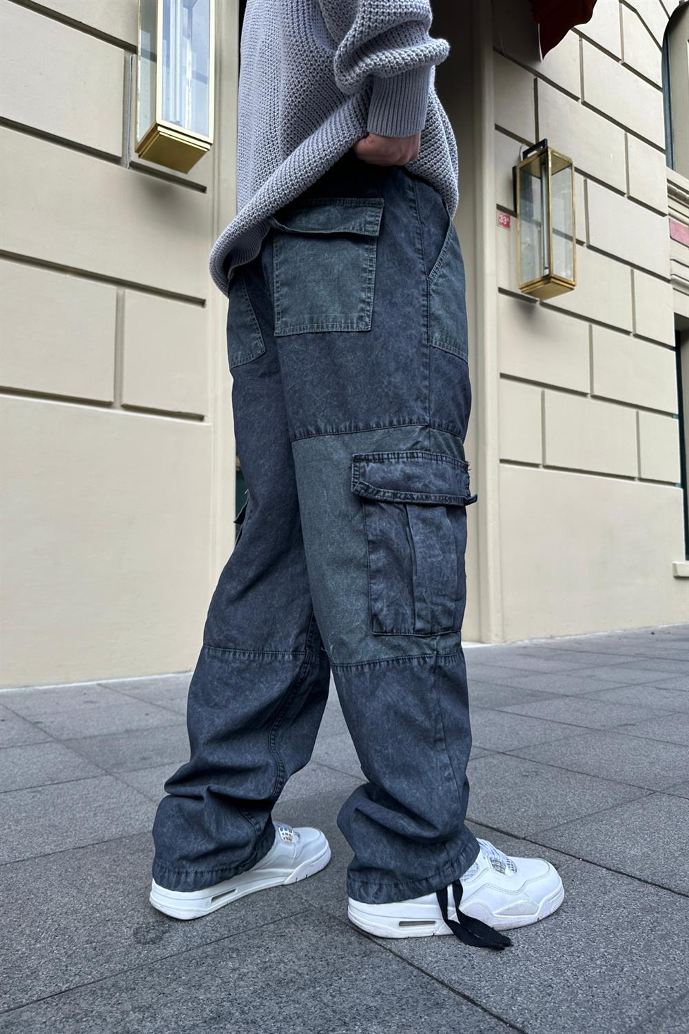 Acid Wash Bdg Combat  Pantolon P775