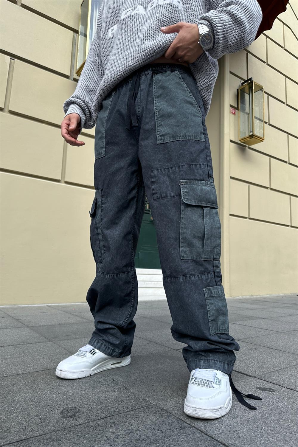 Acid Wash Bdg Combat  Pantolon P775