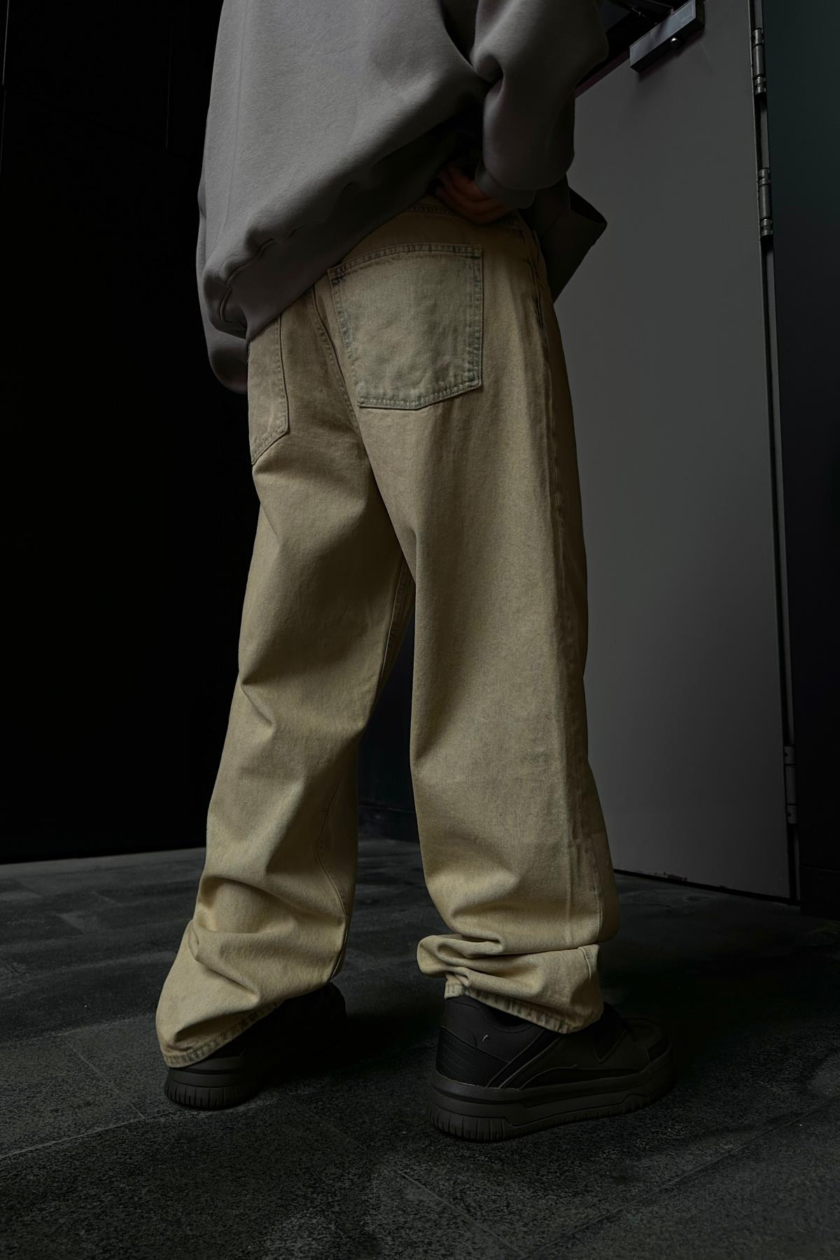 Acid Wash Bel Detay Jean Pantolon P862