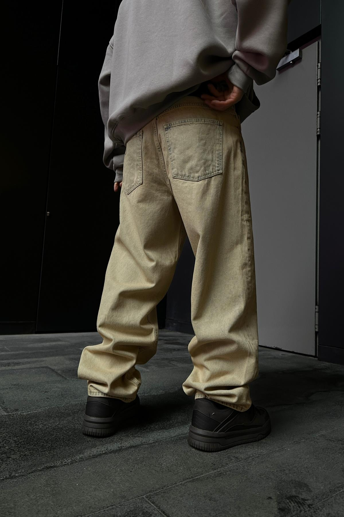 Acid Wash Bel Detay Jean Pantolon P862