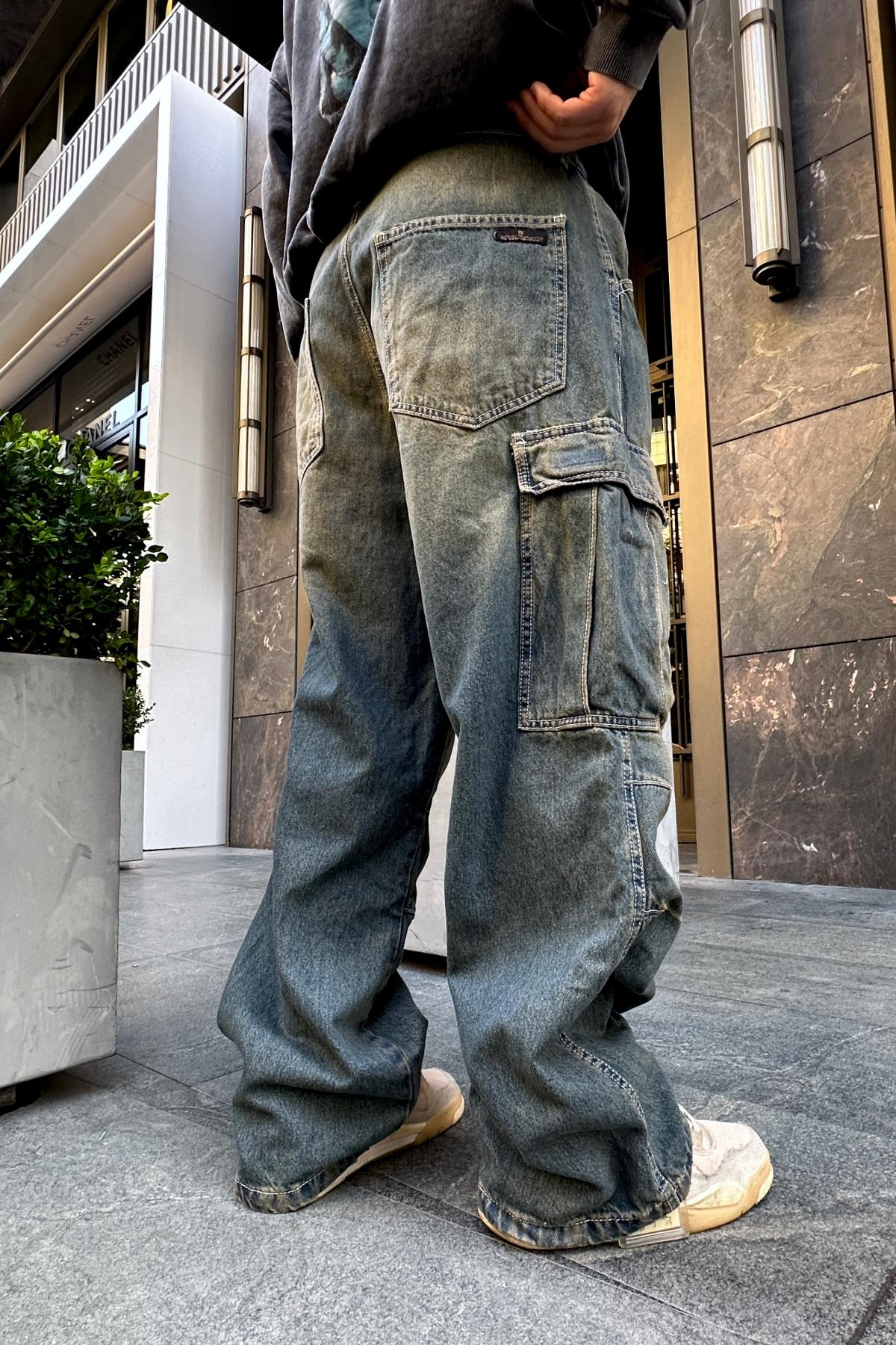 Acid Wash Cepli Combat Jean Pantolon P825