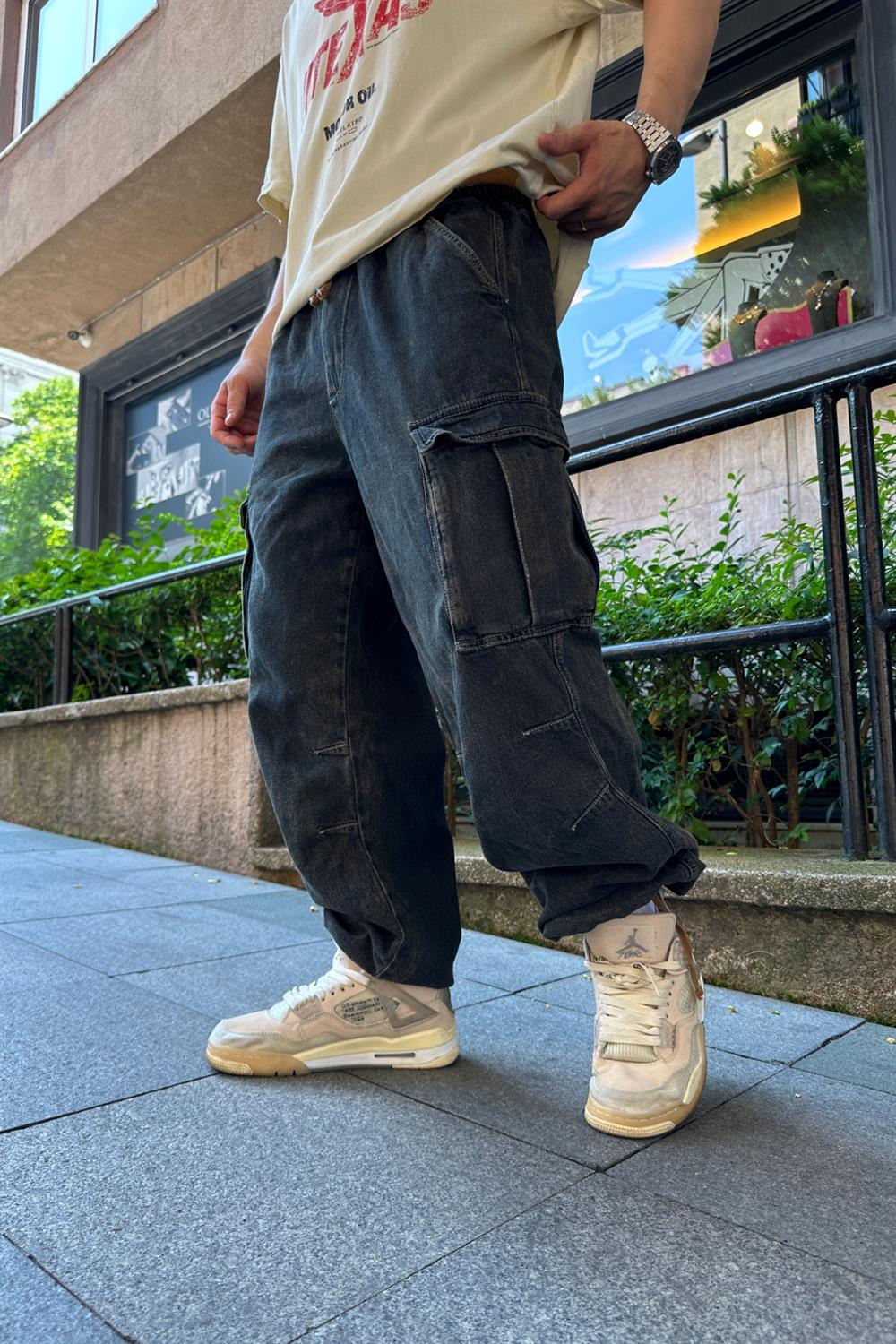 Acid Wash Cepli Jean Pantolon P691