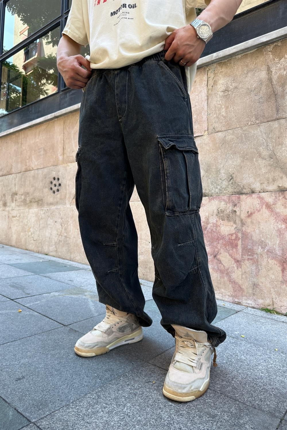 Acid Wash Cepli Jean Pantolon P691