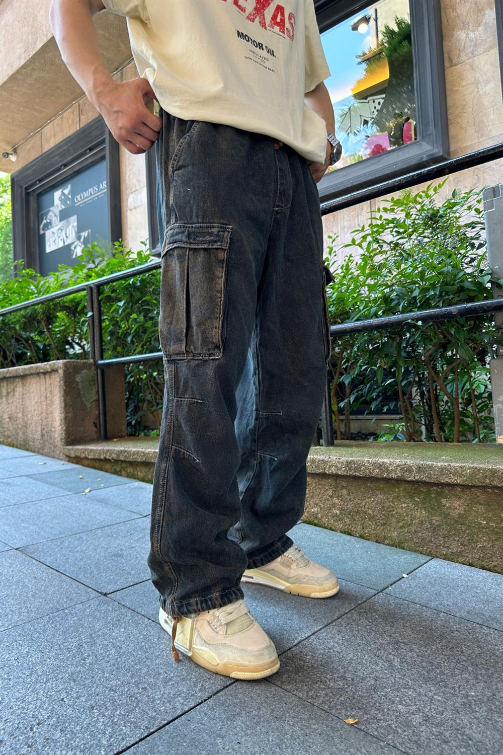 Acid Wash Cepli Jean Pantolon P691
